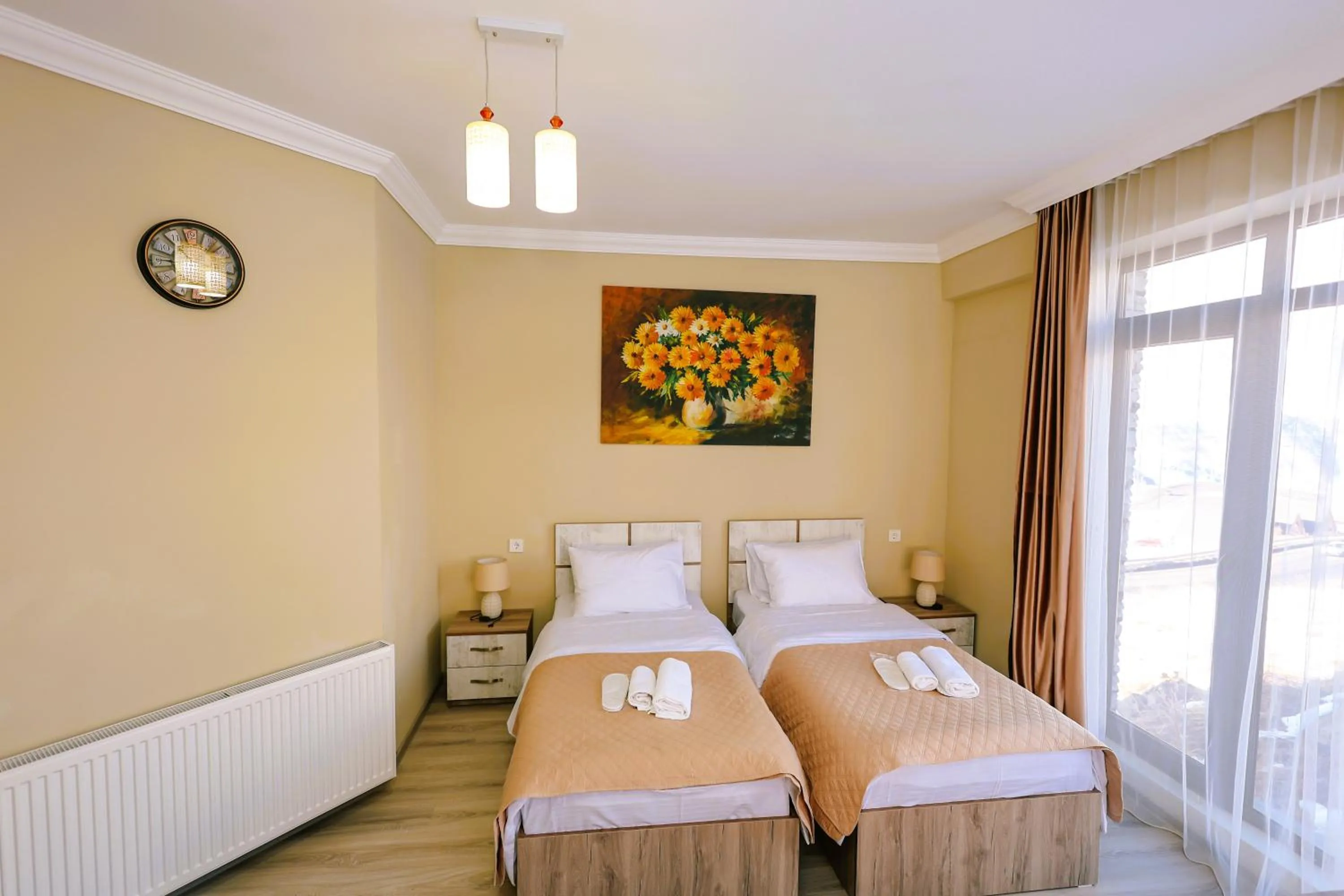 Bed in Dandelion Hotel Gudauri