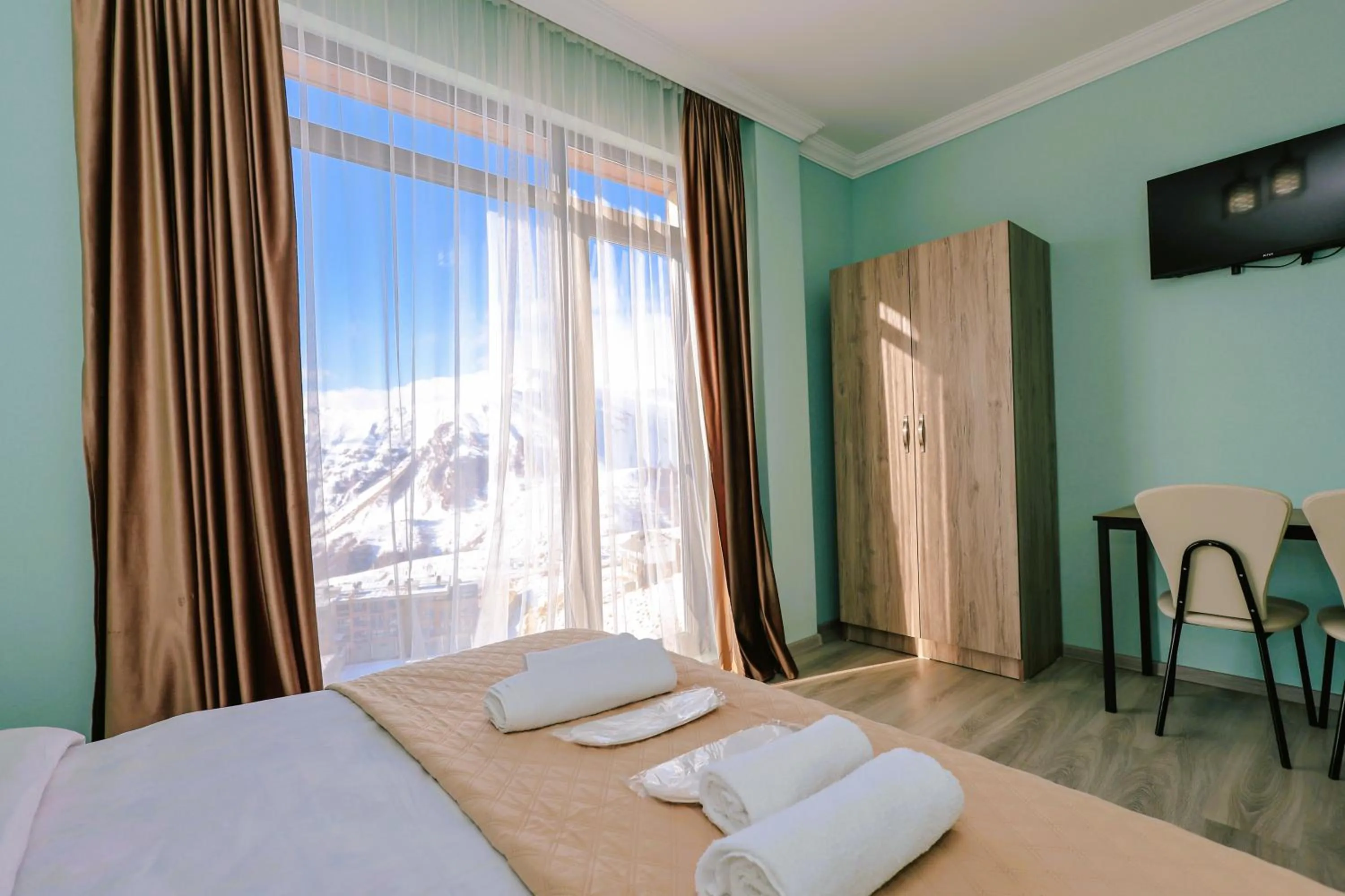 Bed in Dandelion Hotel Gudauri