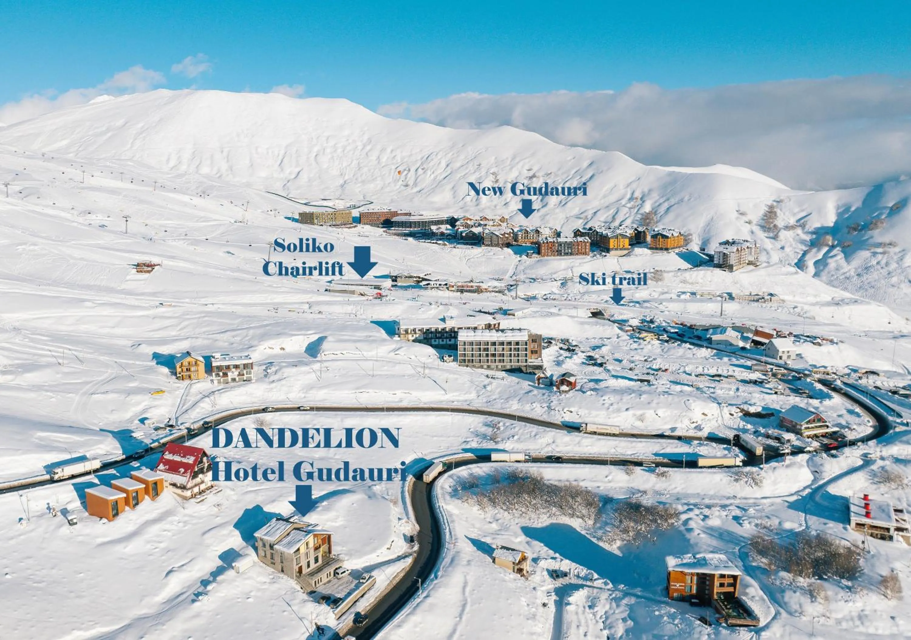 Nearby landmark in Dandelion Hotel Gudauri