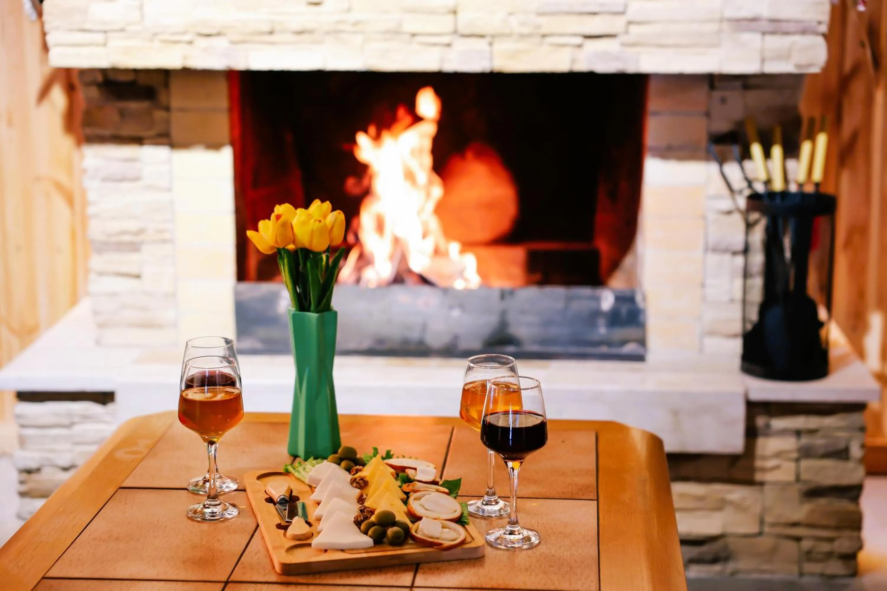 Drinks in Dandelion Hotel Gudauri