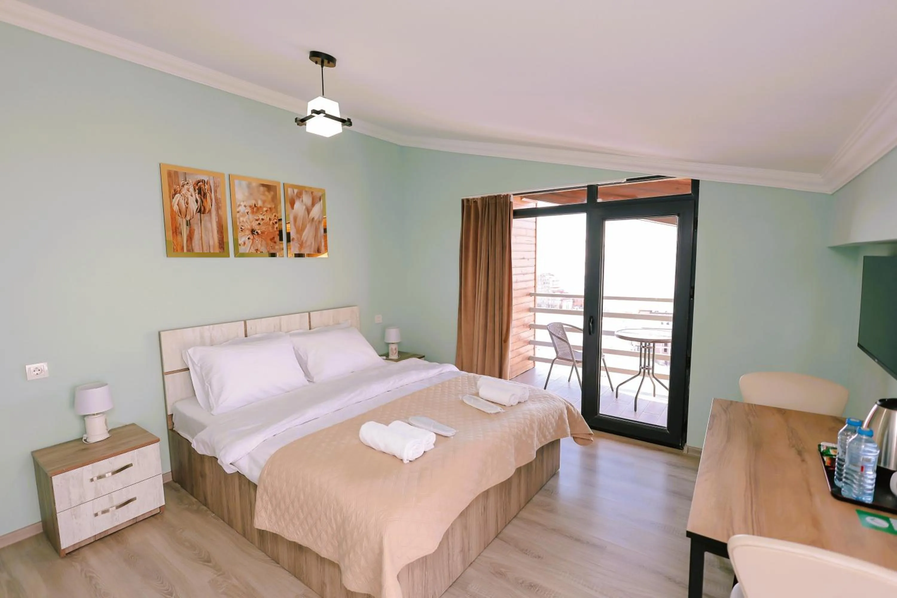 Bed in Dandelion Hotel Gudauri