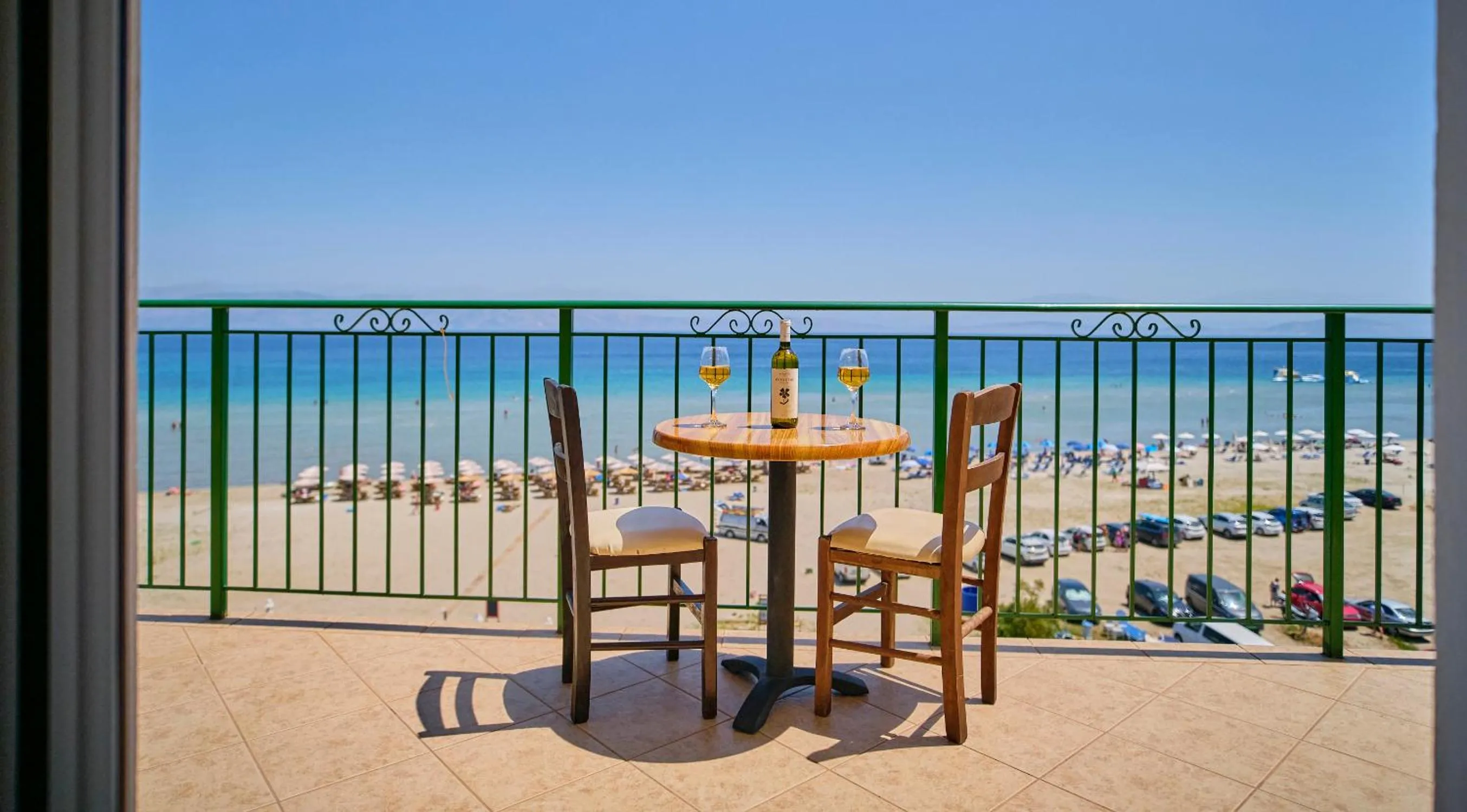Balcony/Terrace in Nikos Kalamaki Corfu