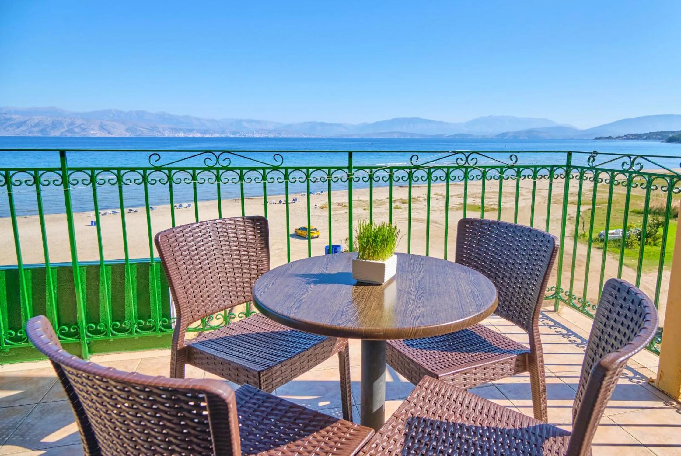 Day in Nikos Kalamaki Corfu