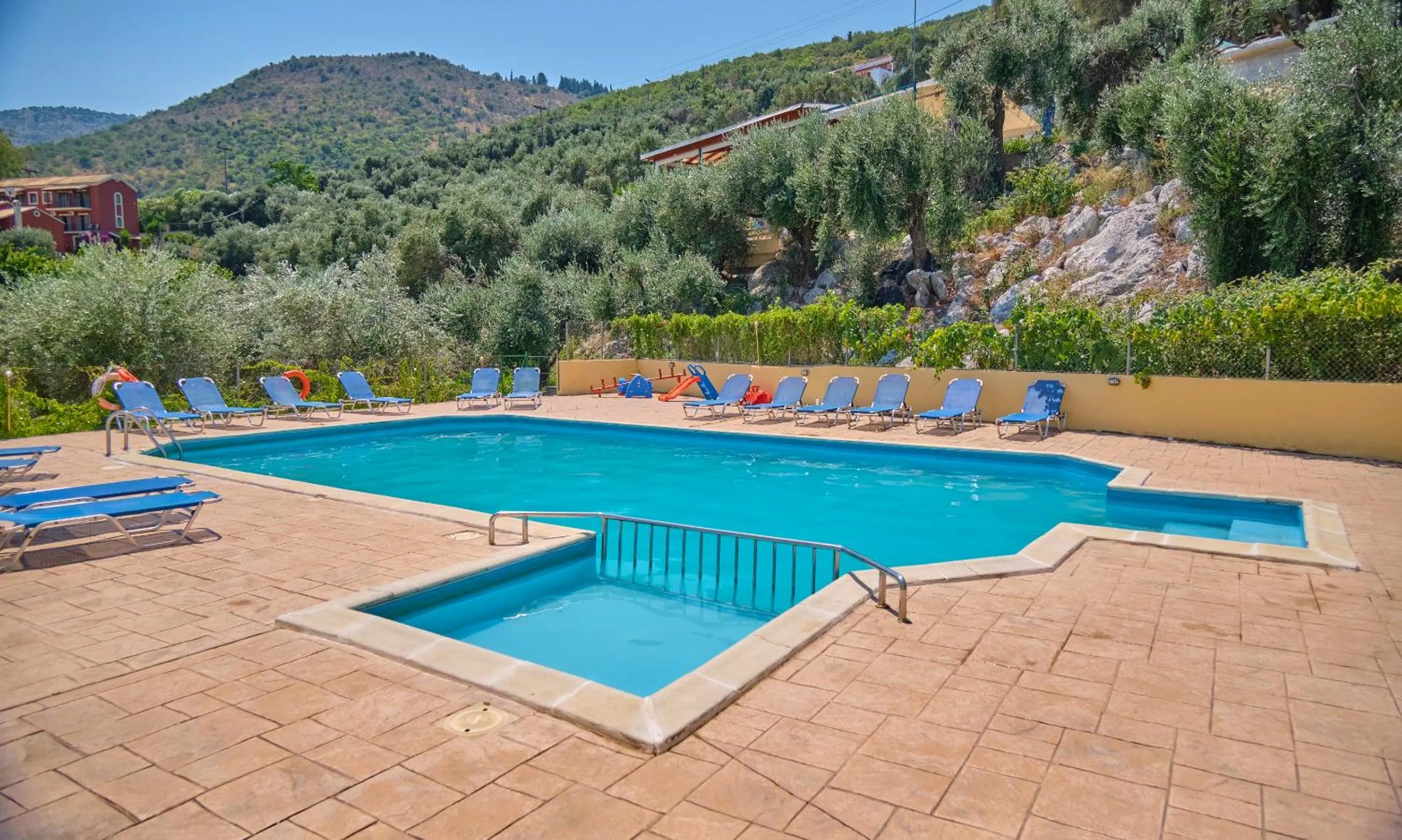 Natural landscape in Nikos Kalamaki Corfu