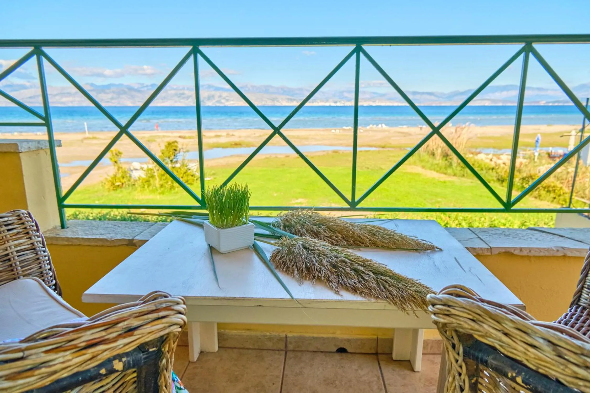 Day in Nikos Kalamaki Corfu