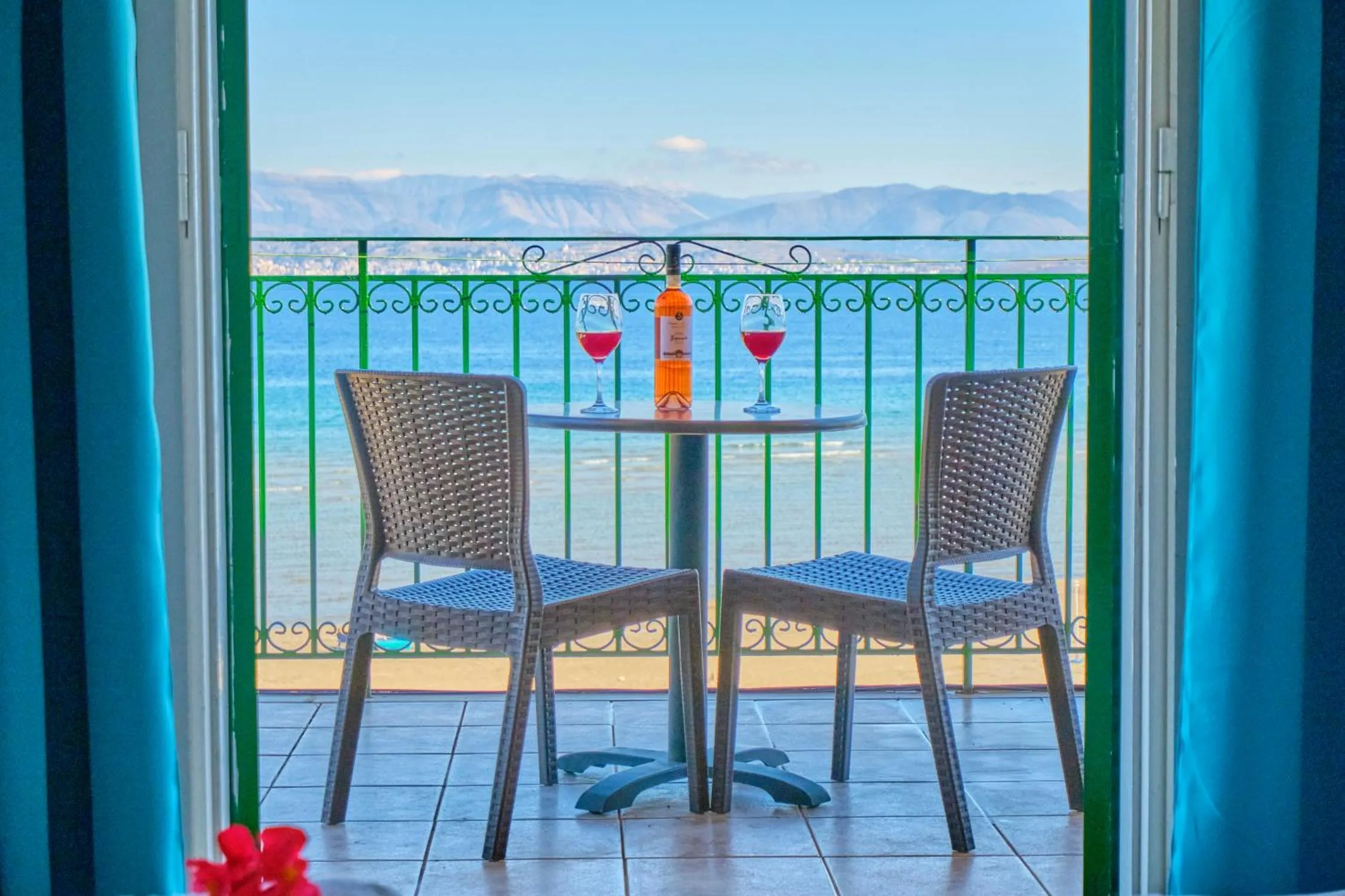 Natural landscape in Nikos Kalamaki Corfu