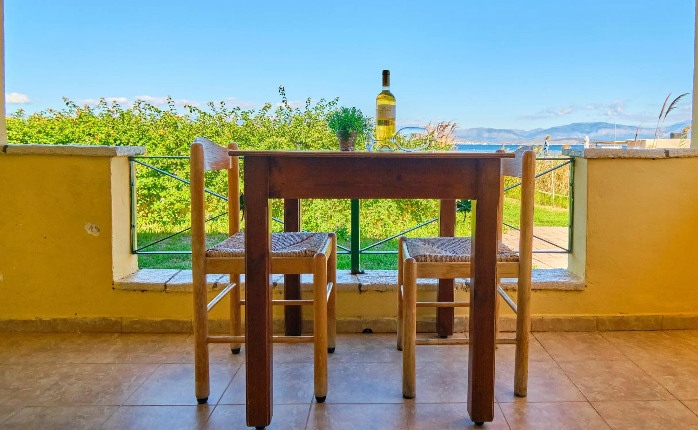 Day in Nikos Kalamaki Corfu