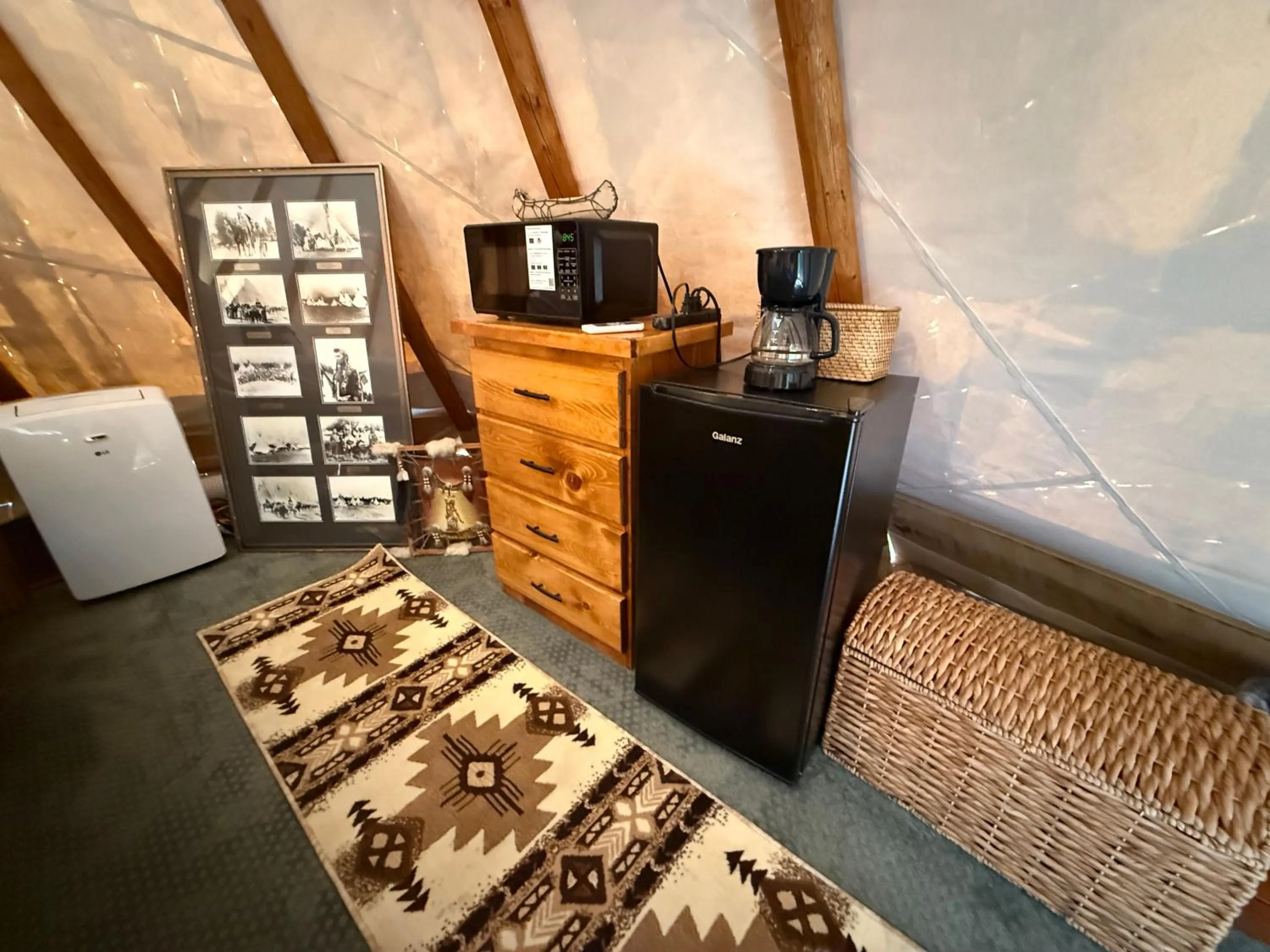 Bed in North Haven Campground