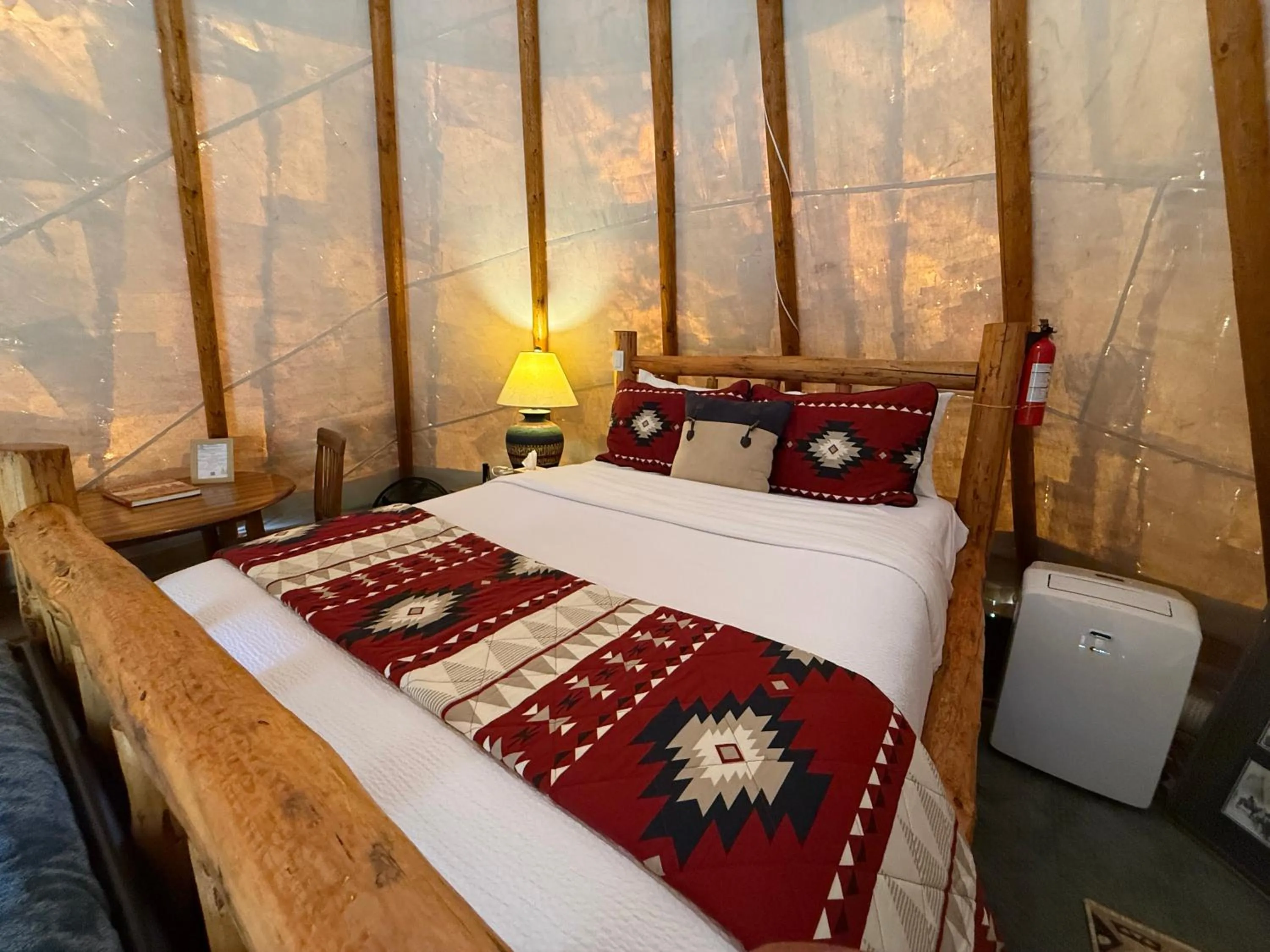 Bed in North Haven Campground