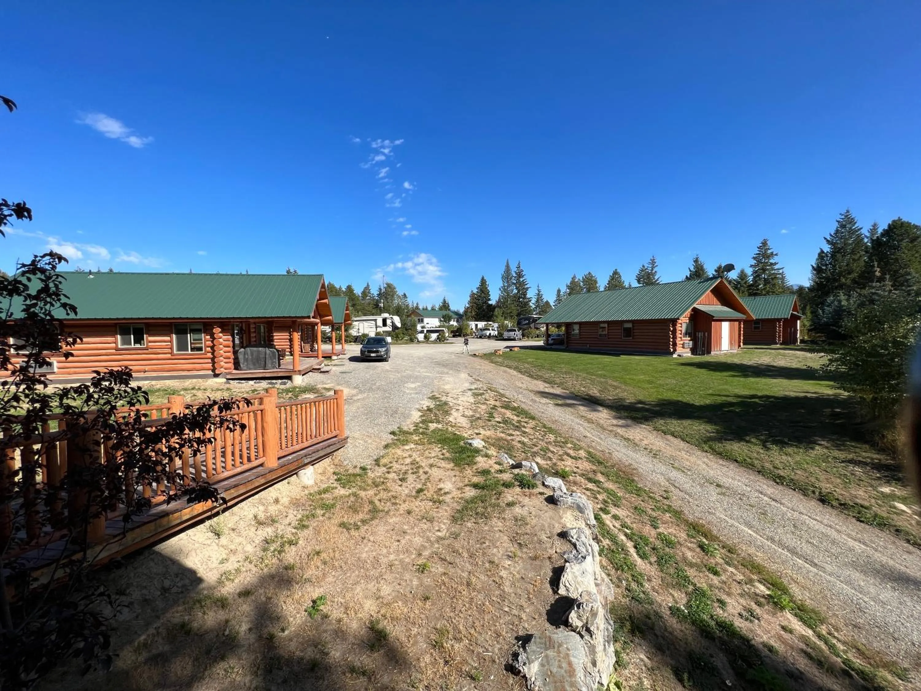Natural landscape in North Haven Campground