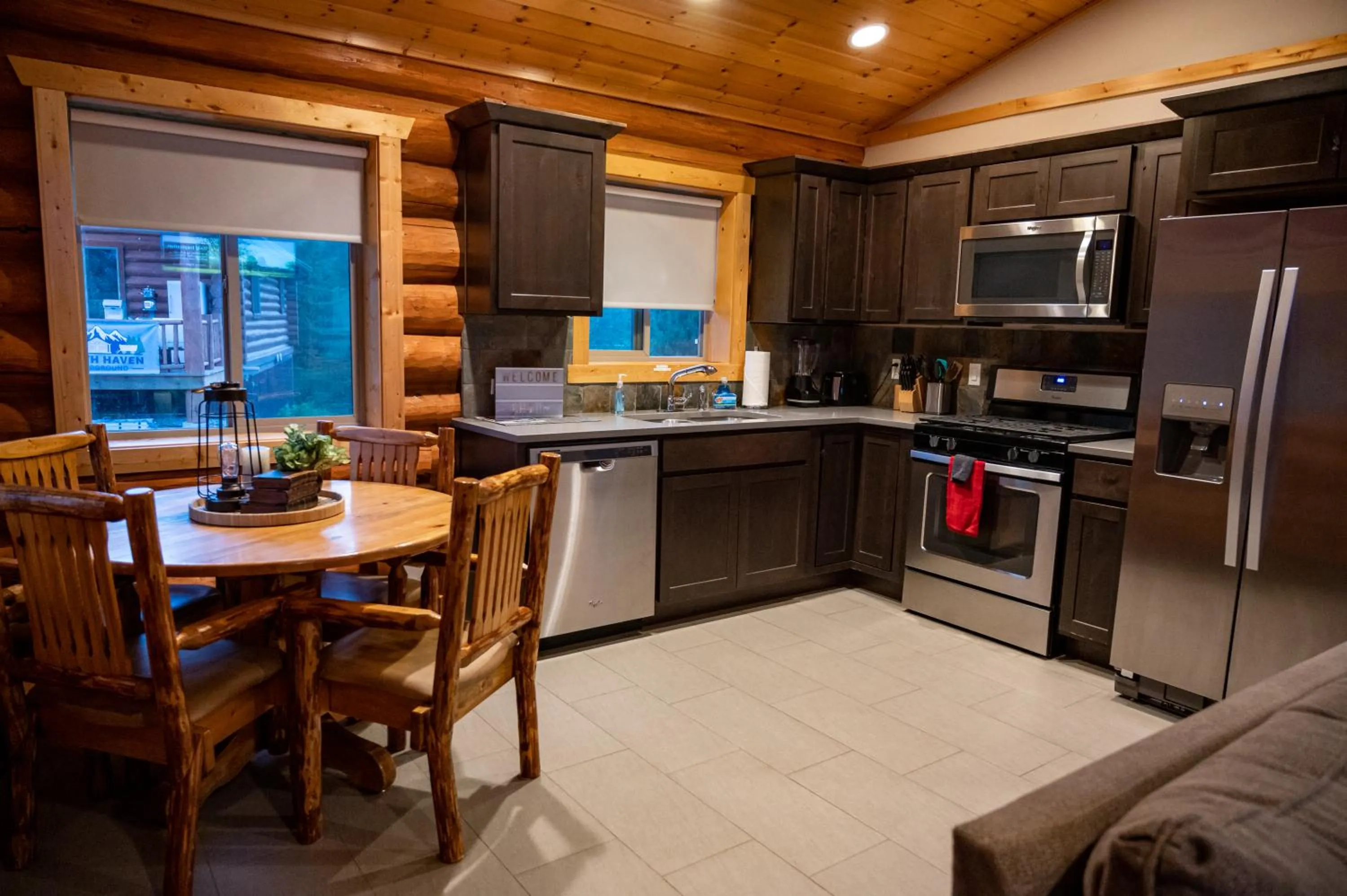 Kitchen or kitchenette in North Haven Campground