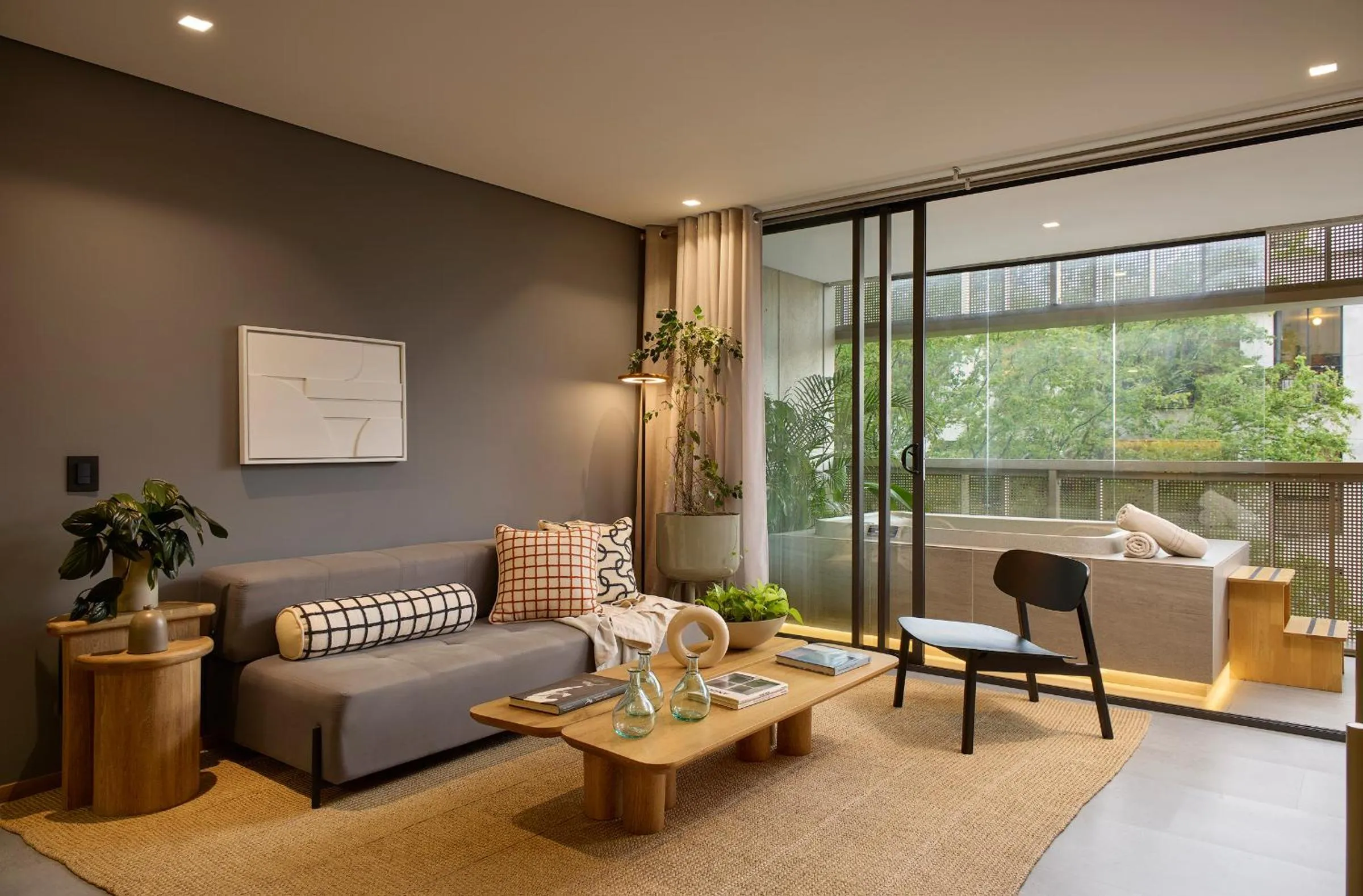 Hot Tub in Wake Living