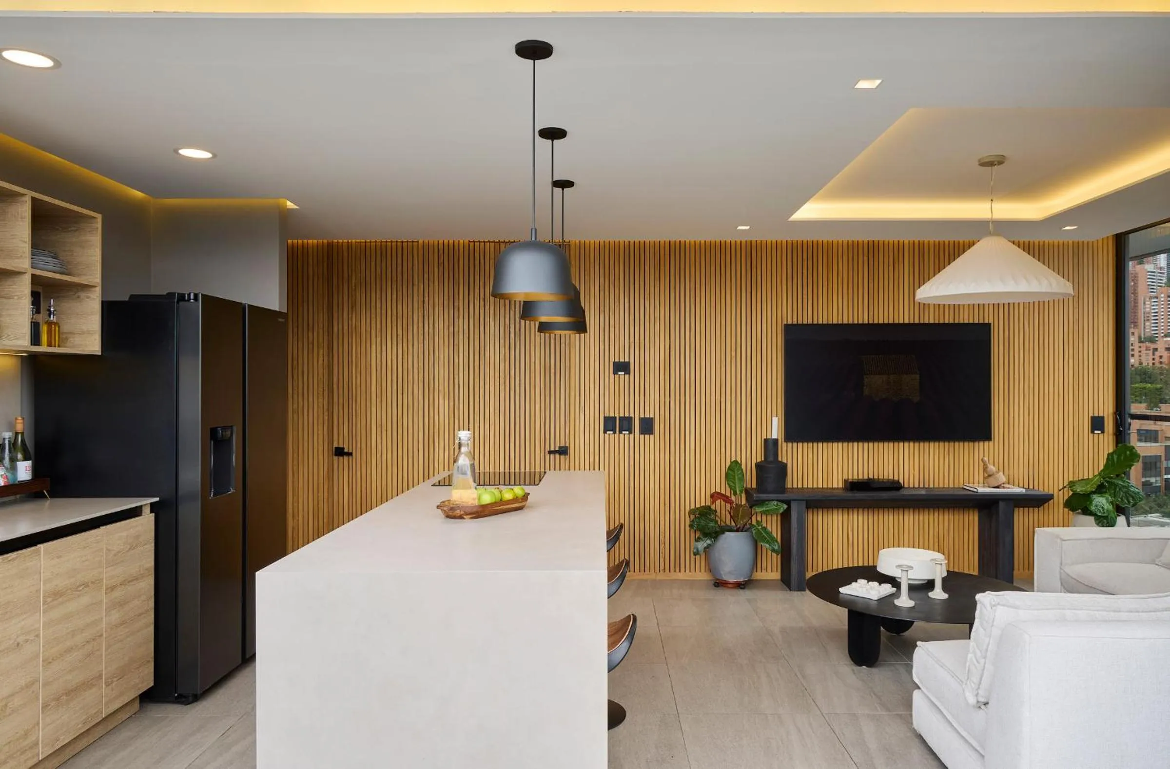 Seating area in Wake Living