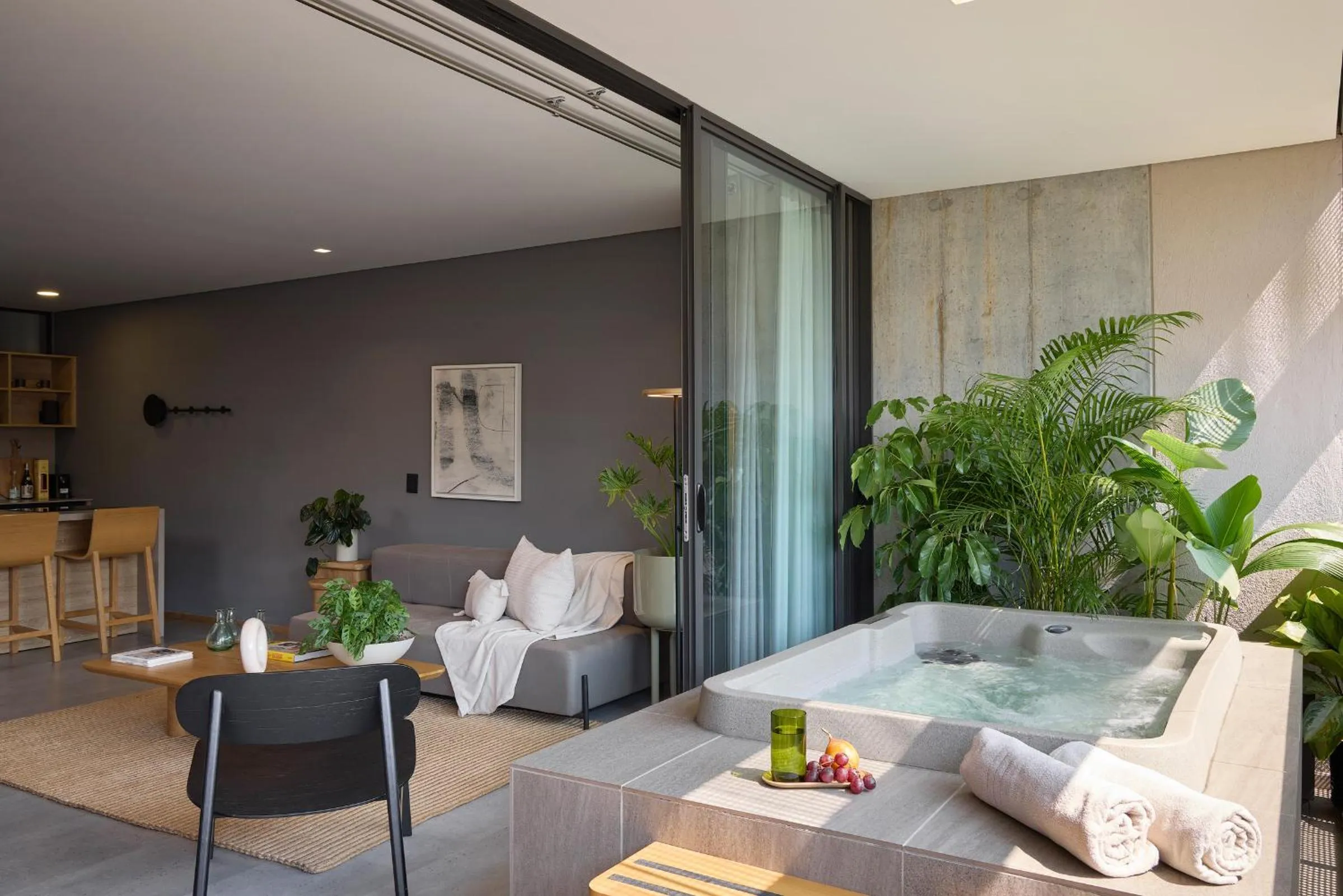 Hot Tub in Wake Living