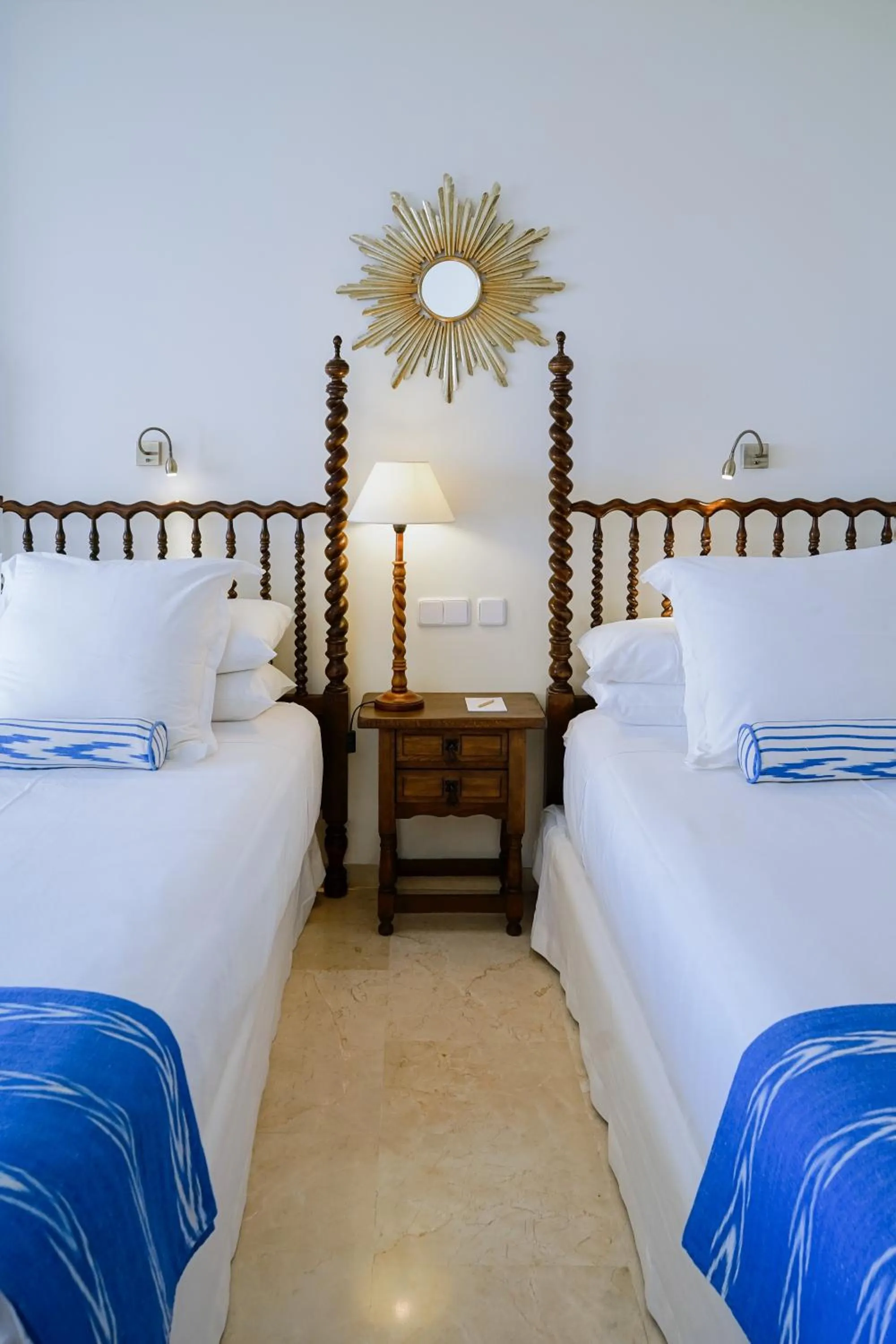 Bed in Hotel Bon Sol Resort & Spa