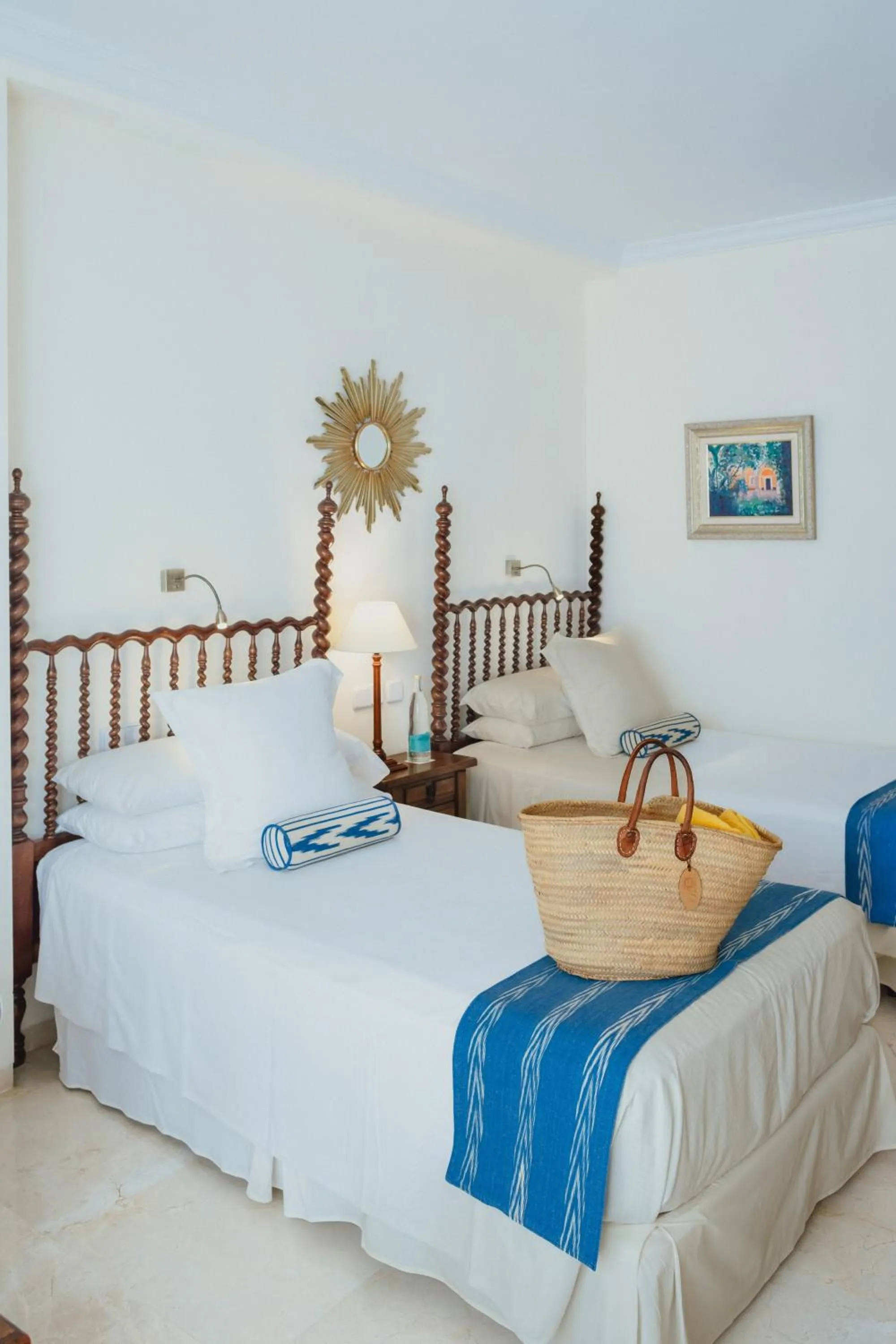 Bed in Hotel Bon Sol Resort & Spa