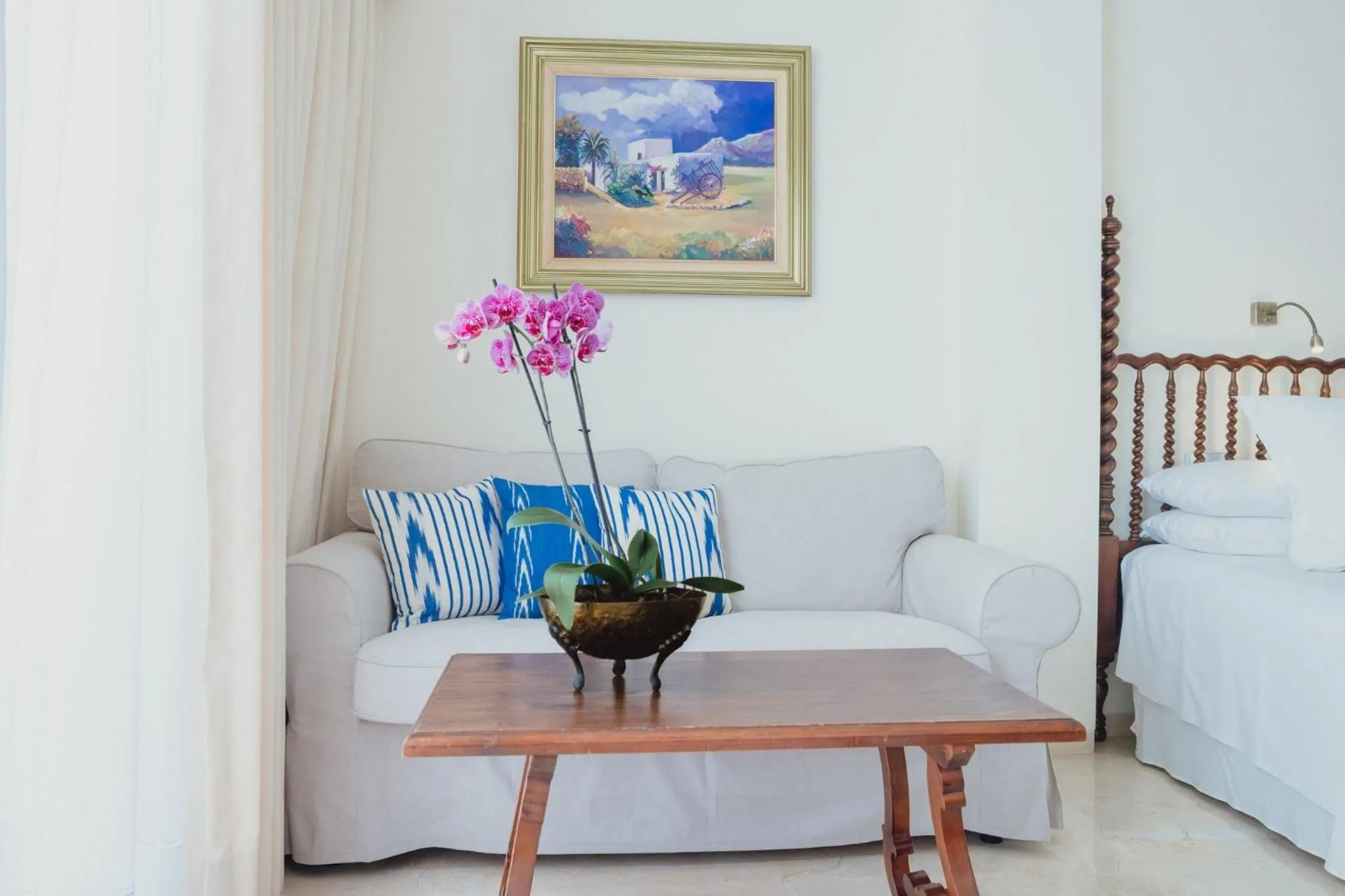 Bed in Hotel Bon Sol Resort & Spa