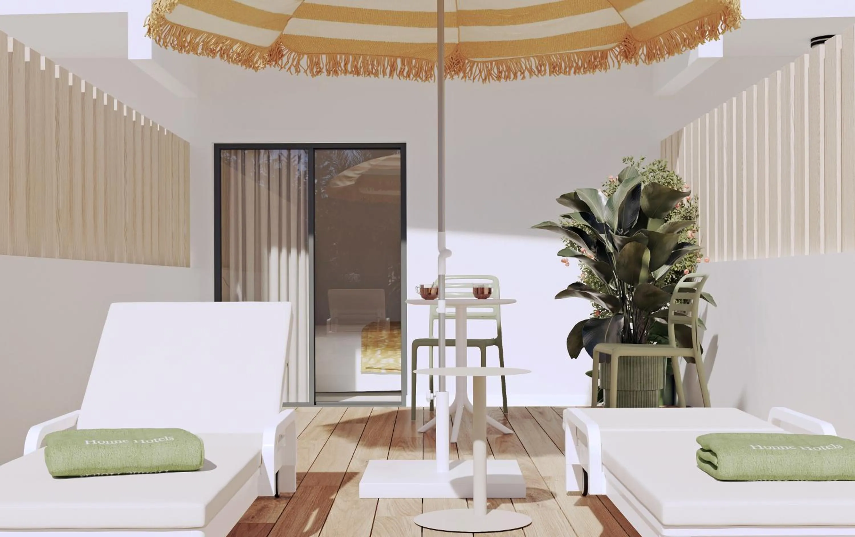 Balcony/Terrace in Tangerine by Honne Hotels - Adults Only