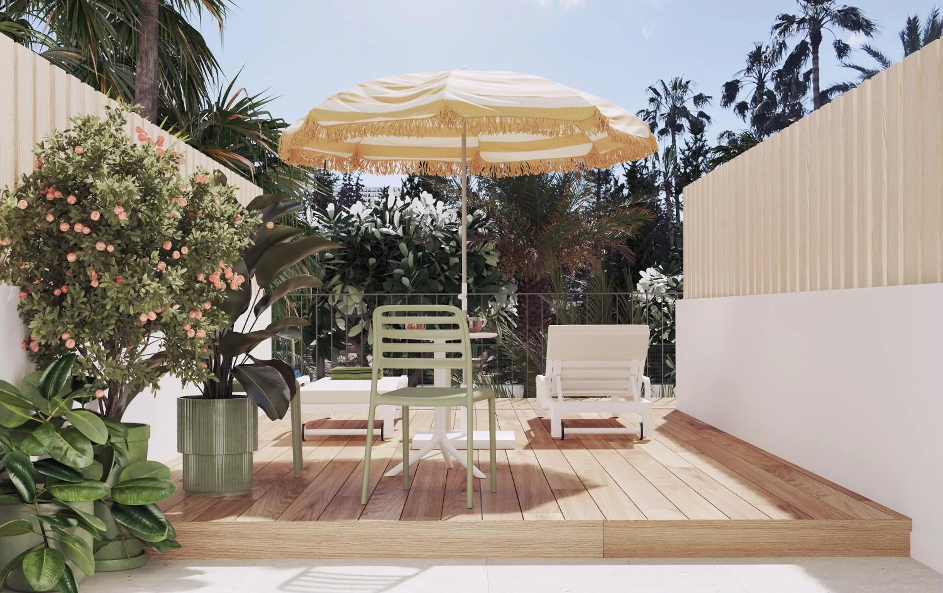 Balcony/Terrace in Tangerine by Honne Hotels - Adults Only