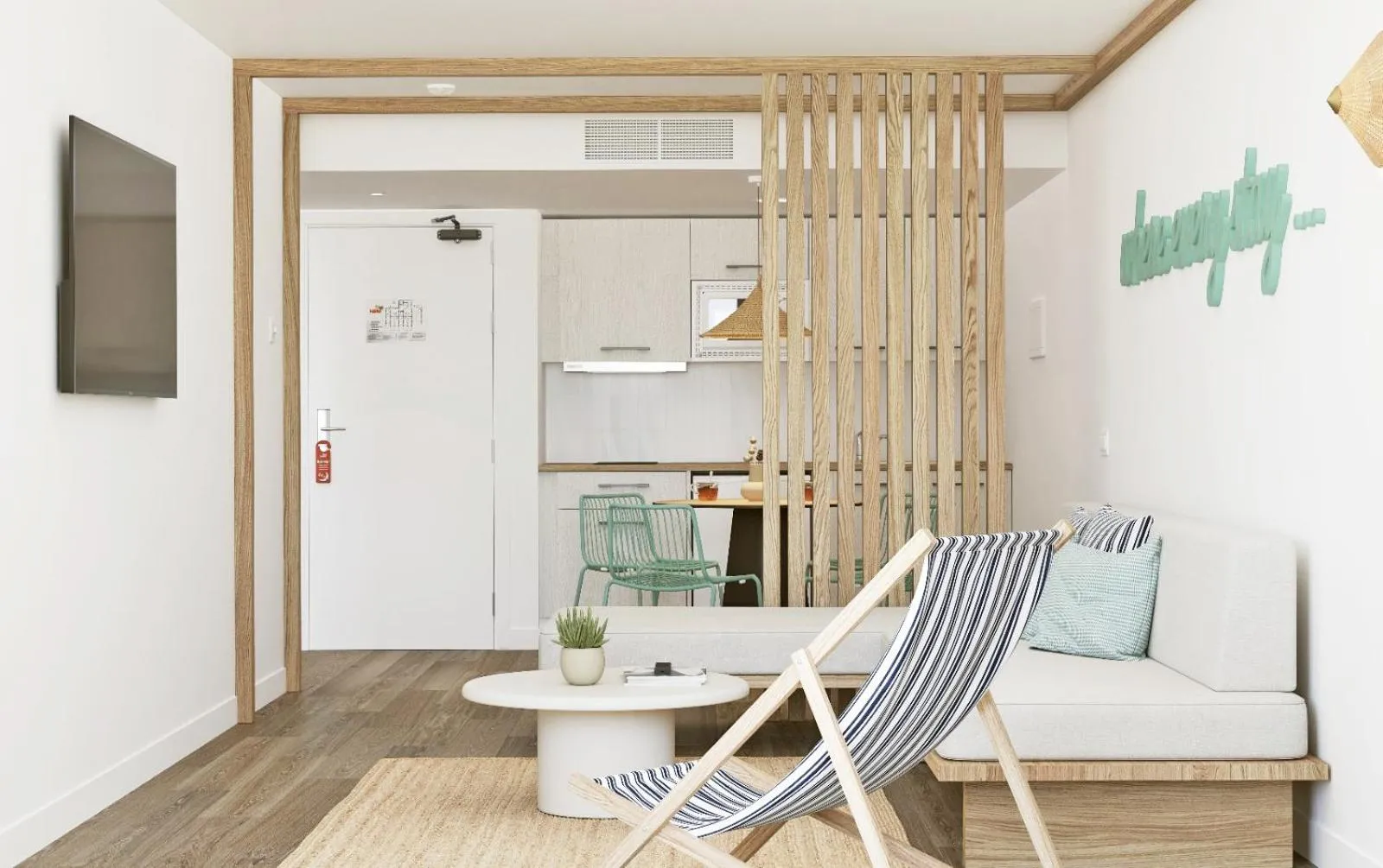 Seating area in HSM Sandalo Beach