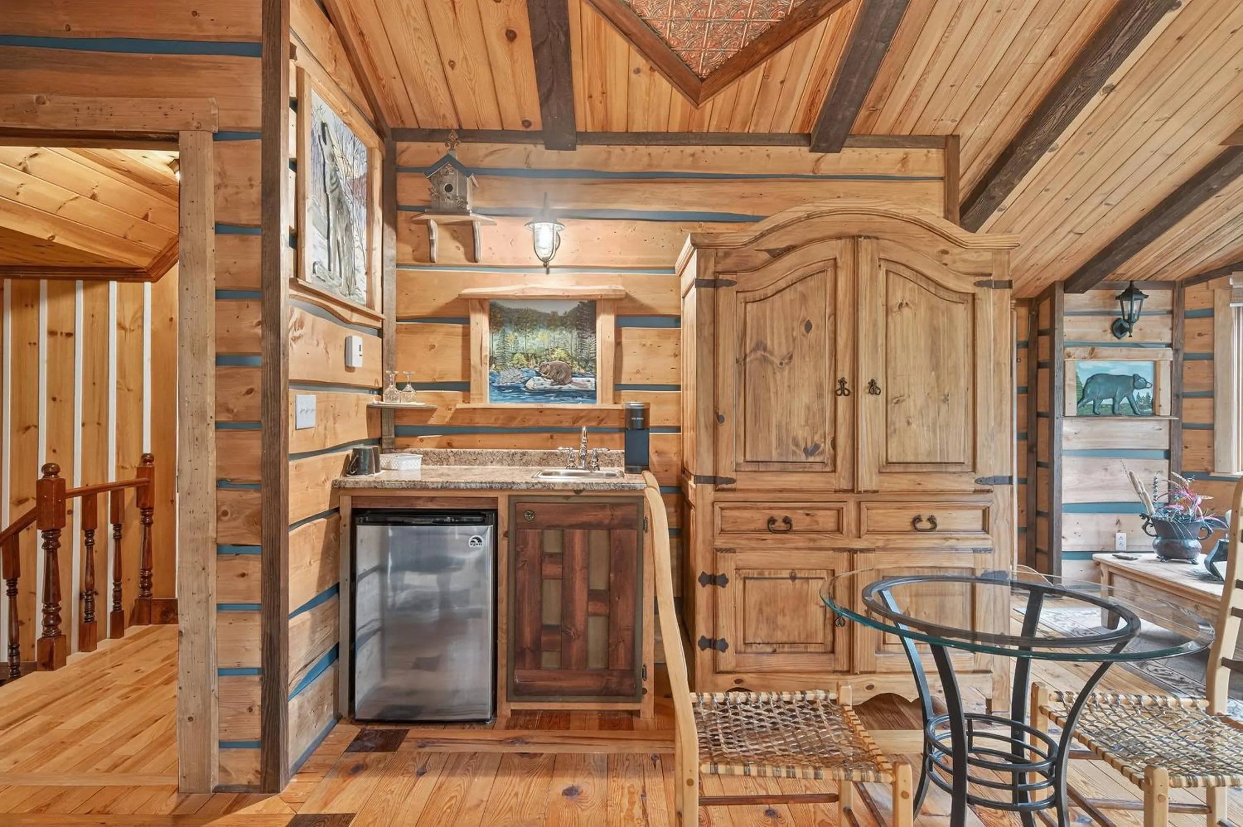 Bedroom in Domaine Rivière Sacacomie Chalets et Bed and Breakfast -Manoir Canergie