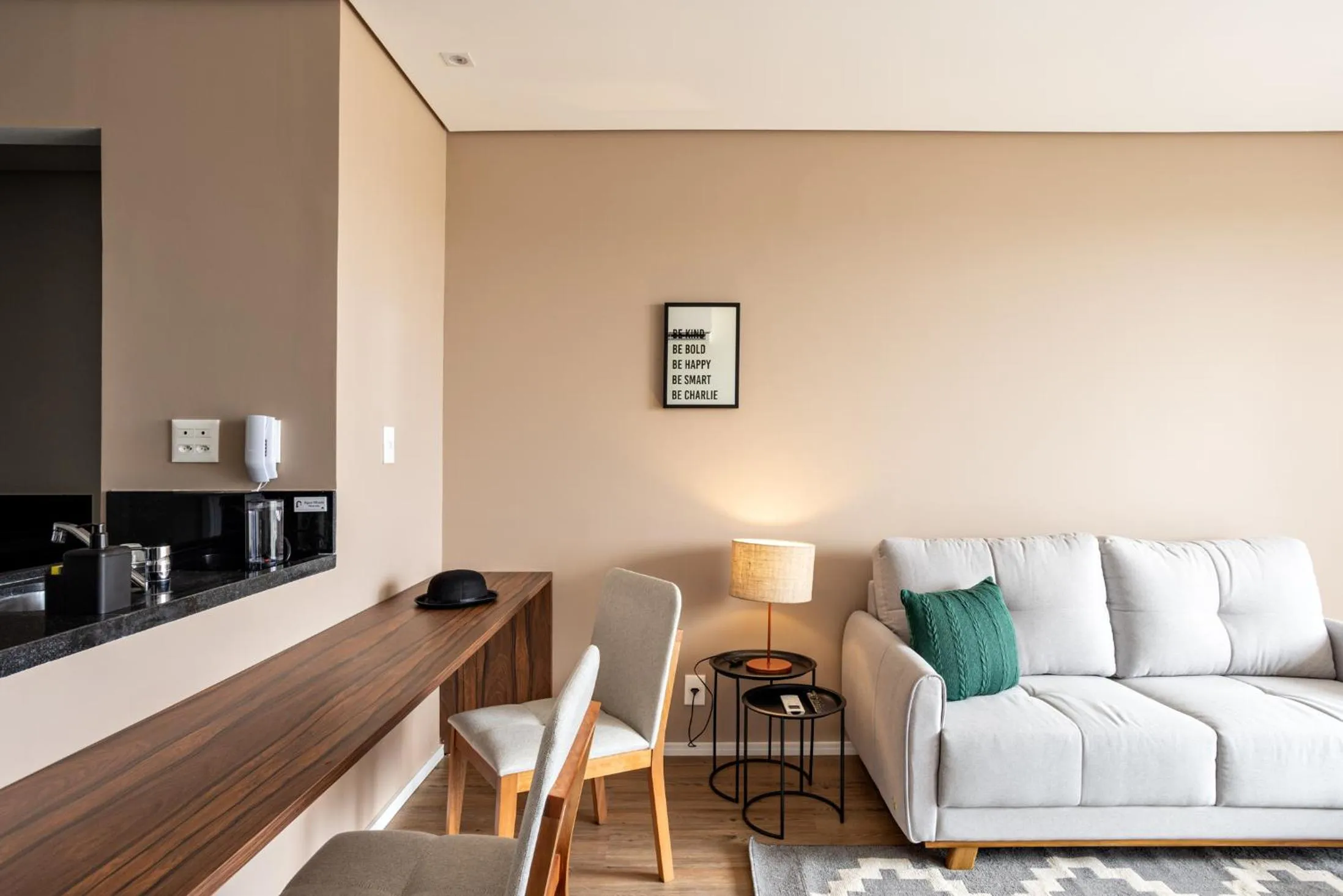 Living room in Charlie Jockey Pinheiros