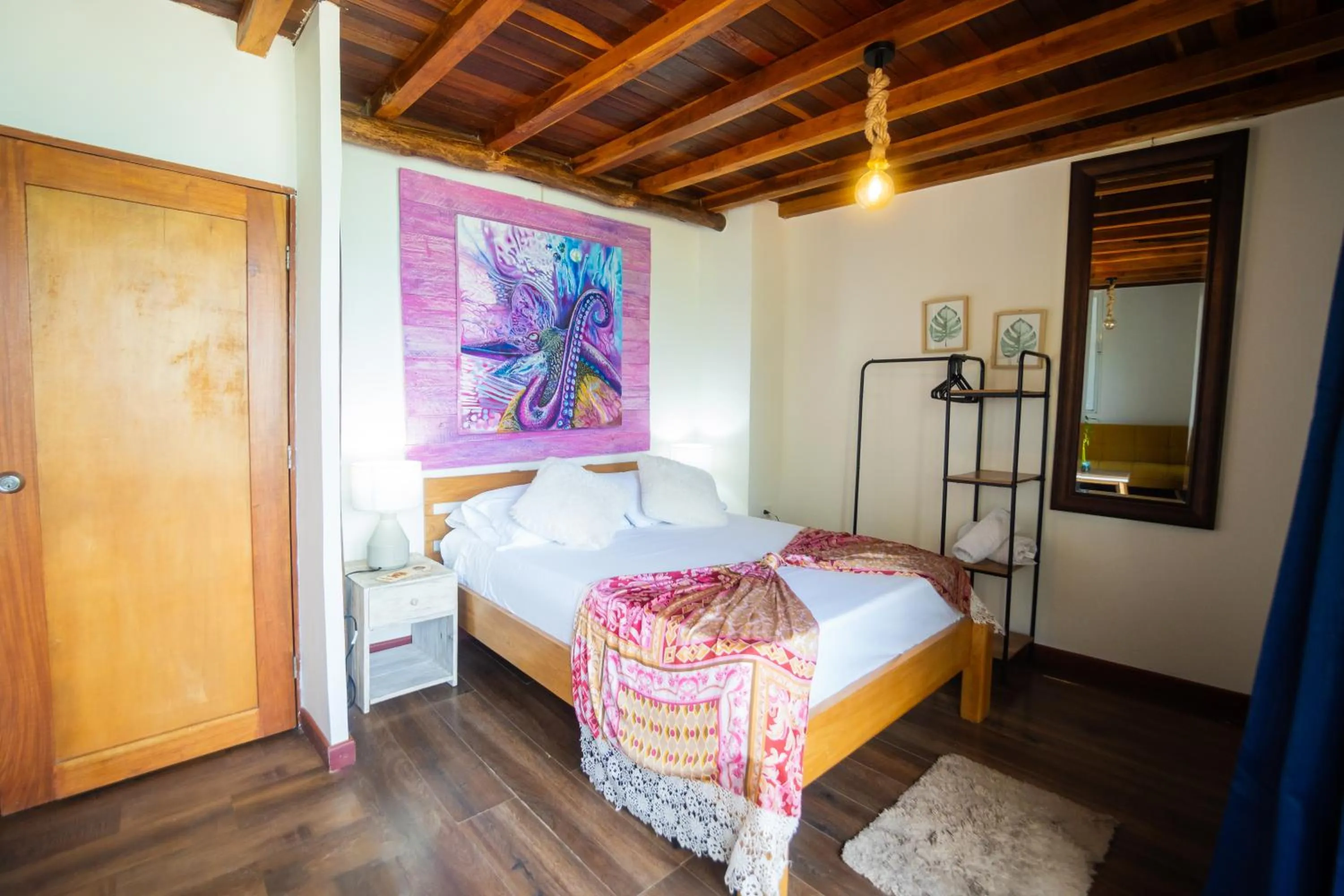 Bed in Cristal Blue Barú