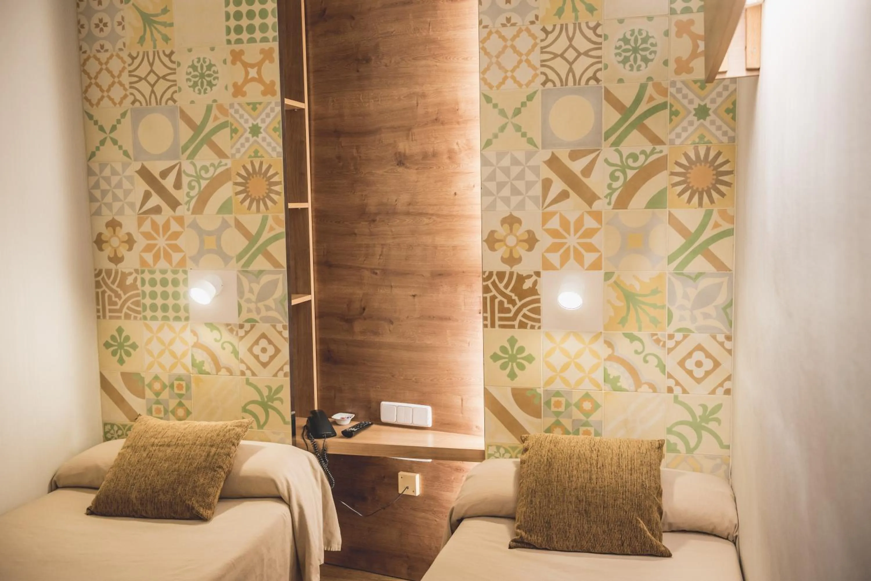 Bed in Hostal Marenostrum