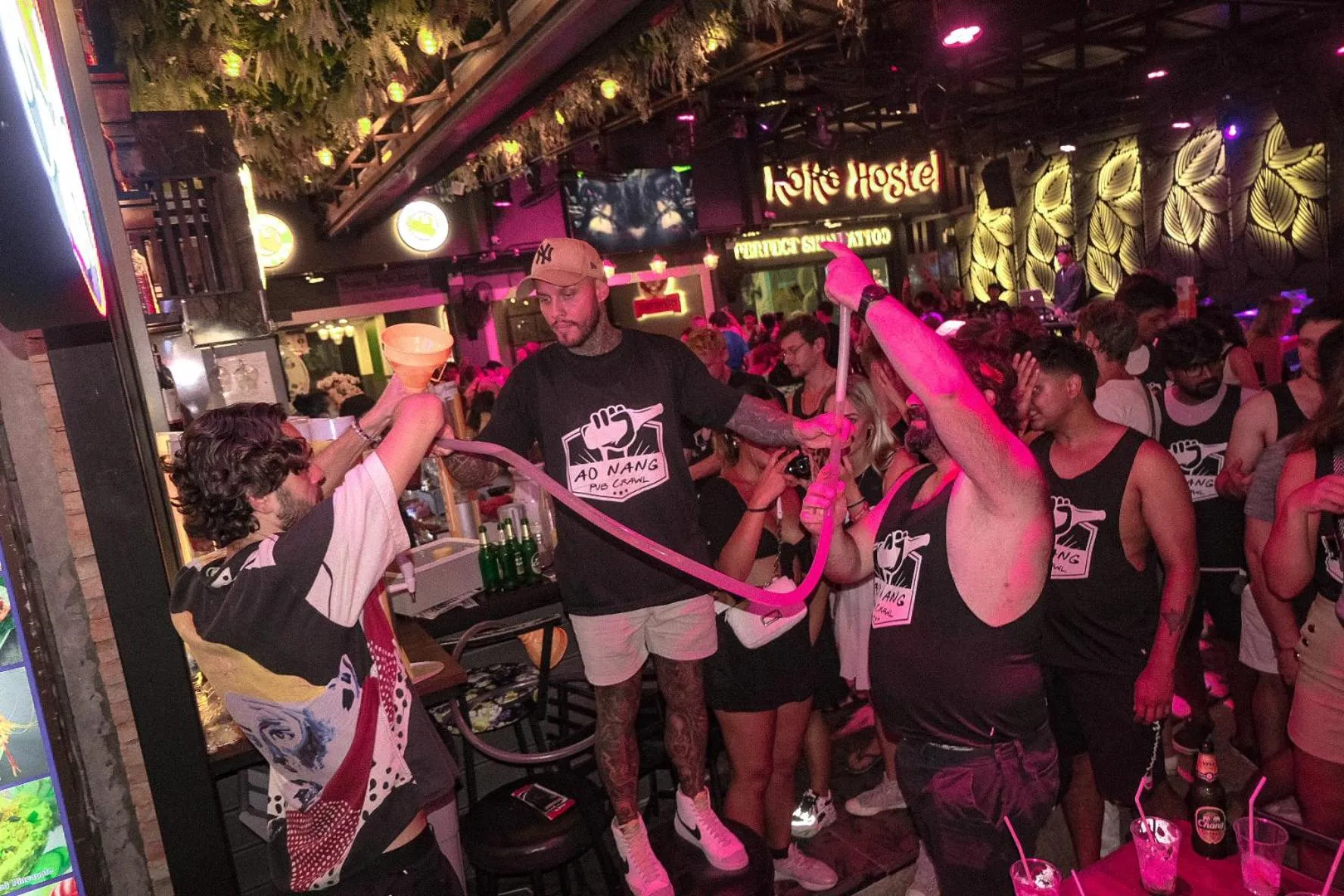 group of guests in KOKO Party Hostel 18-40