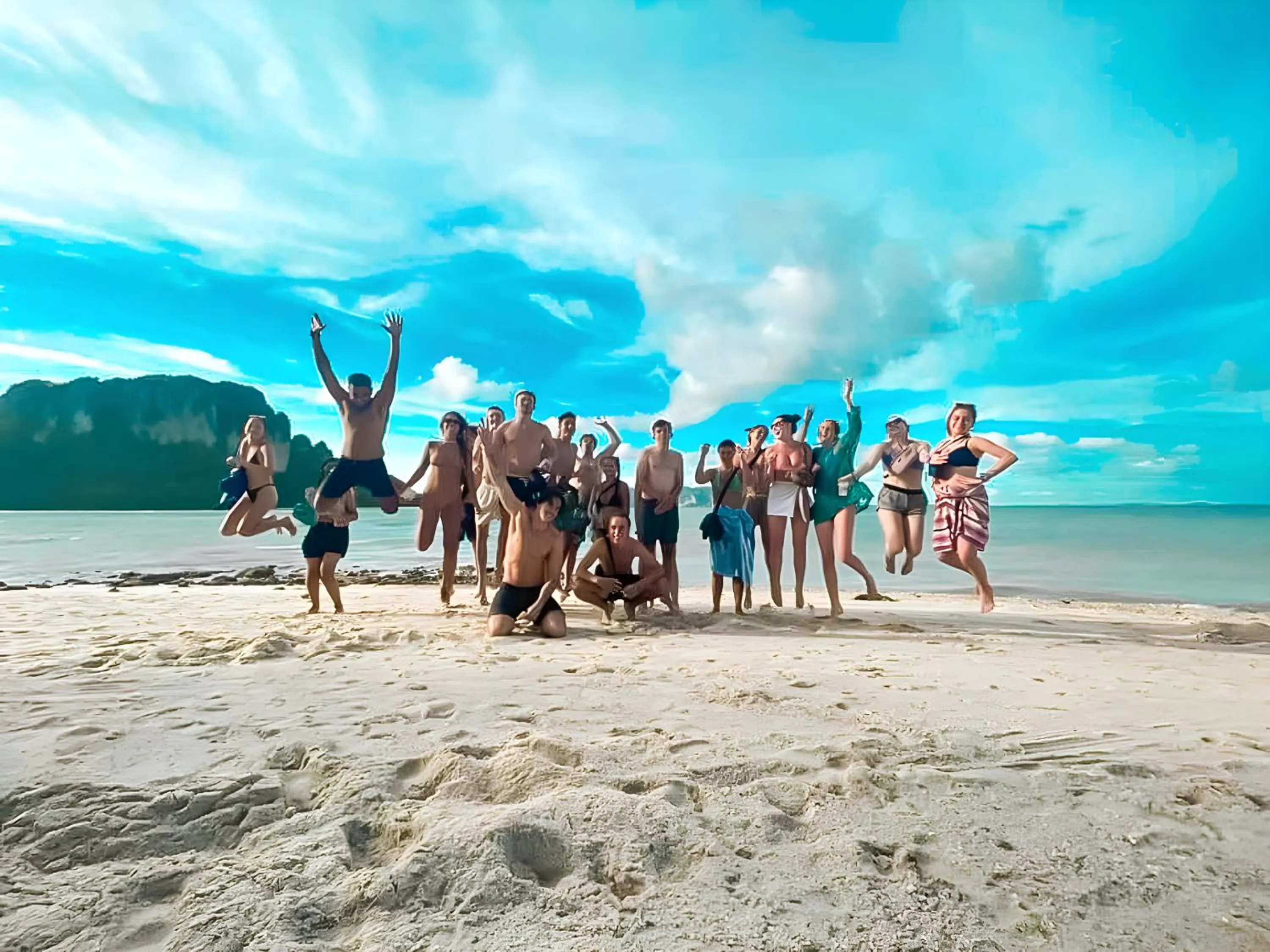 group of guests in KOKO Party Hostel 18-40