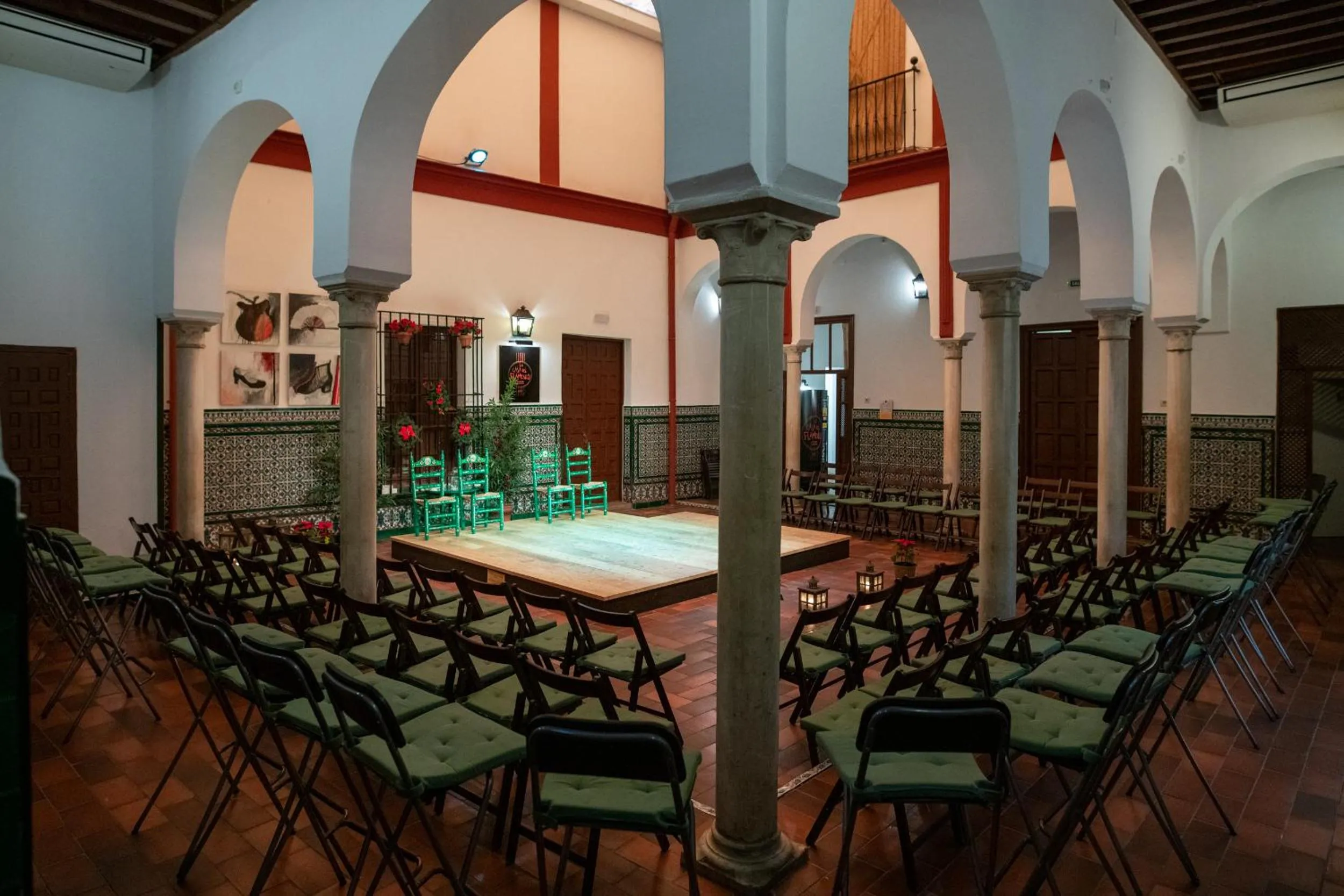 Patio in Hotel Alcántara