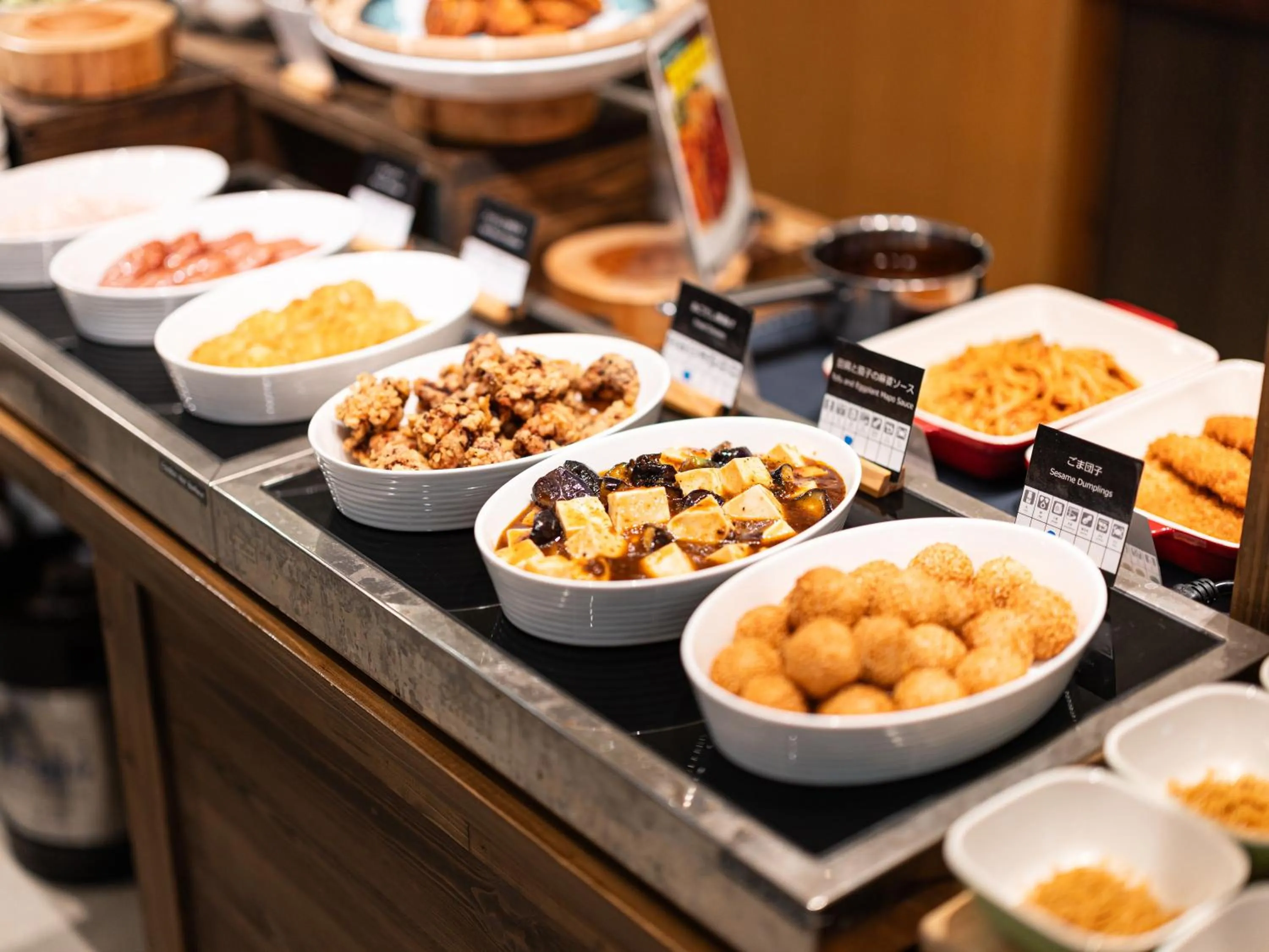 Buffet breakfast in APA Hotel Nagasaki Dejima