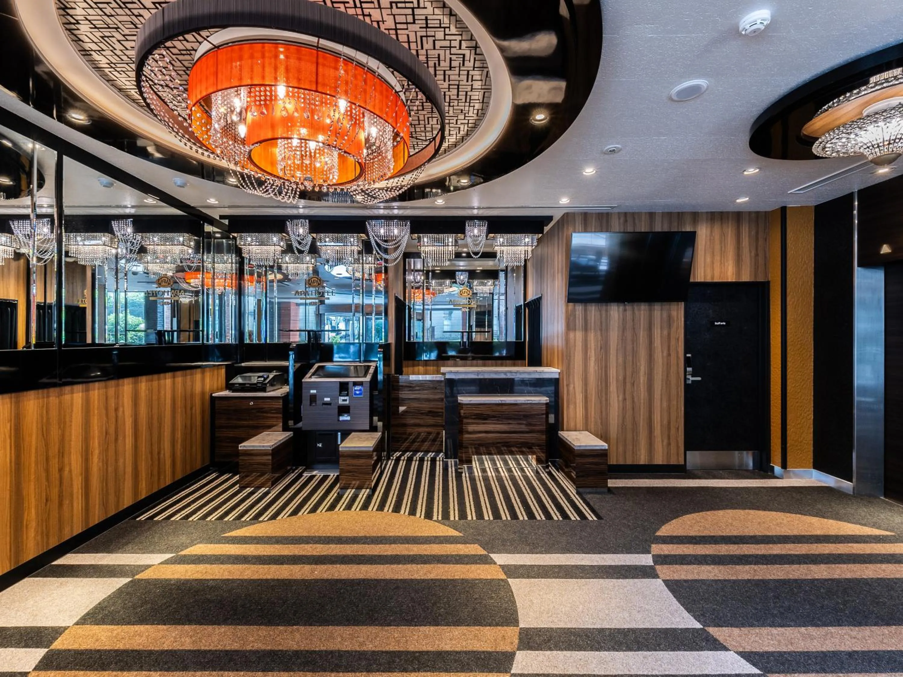 Lobby or reception in APA Hotel Nagasaki Dejima