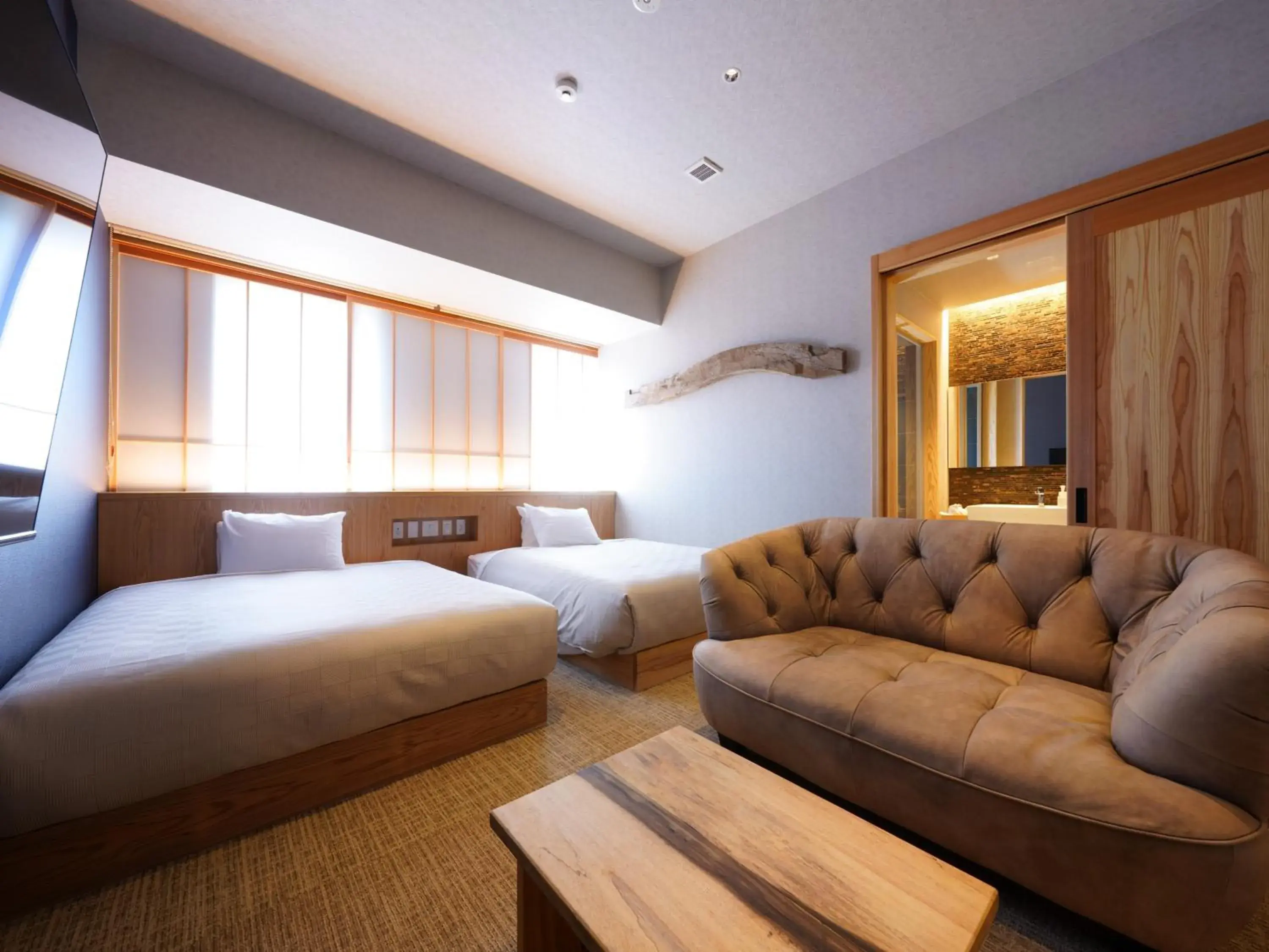 Standard Twin Room in MURE Beppu Standard Twin Room in MURE Beppu