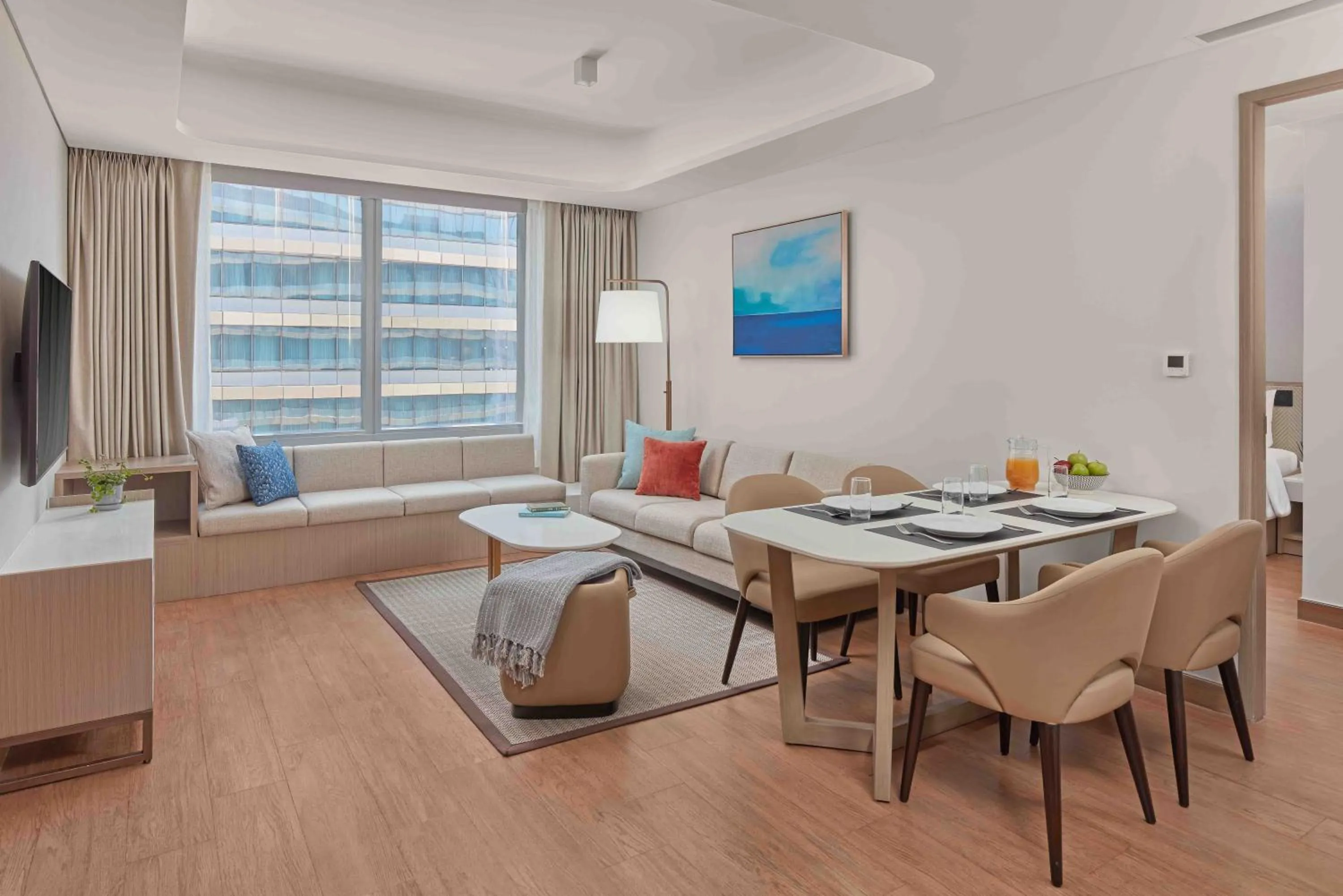 Living room in Lanson Place Mall of Asia Manila