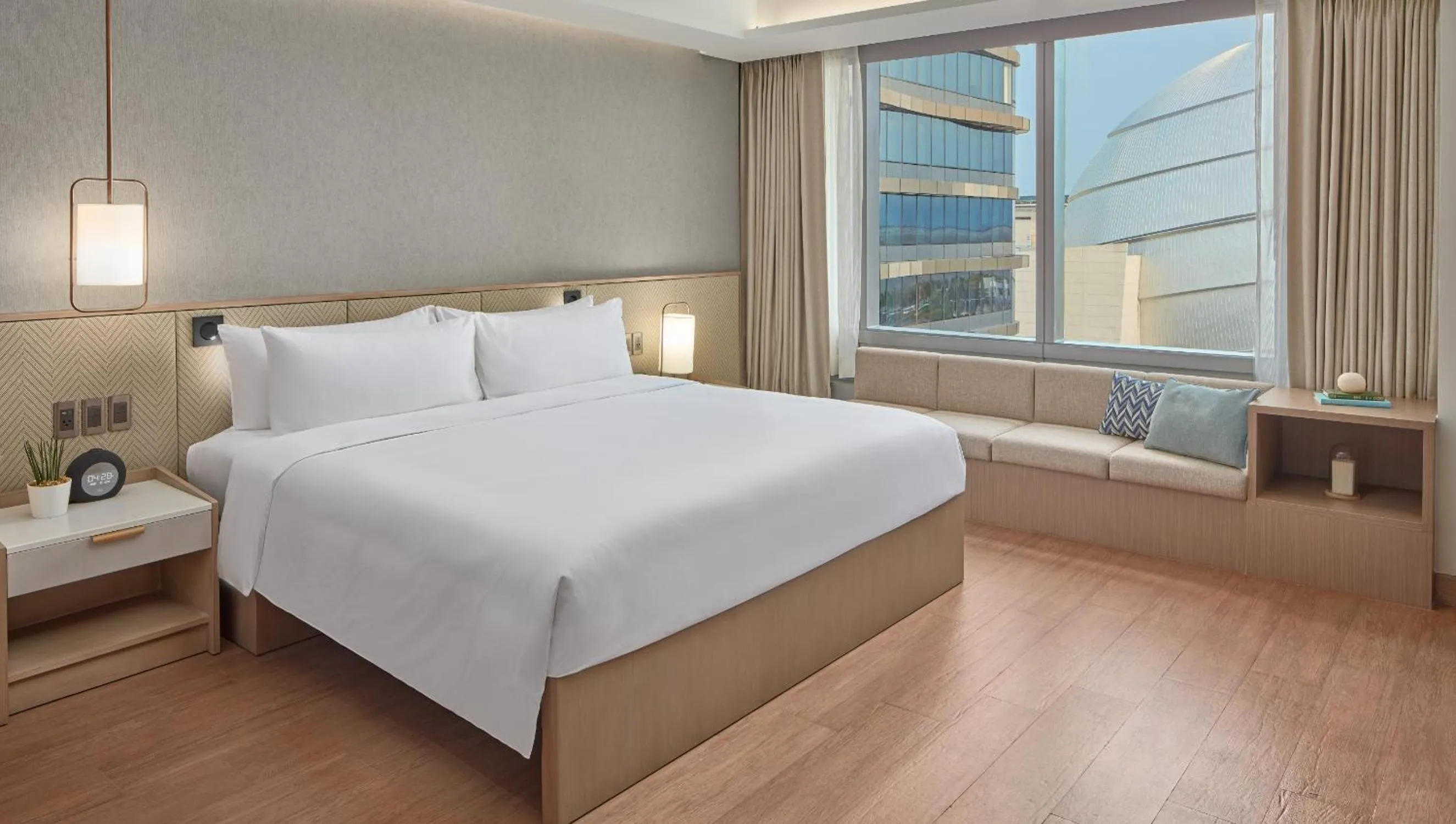 Bed in Lanson Place Mall of Asia Manila