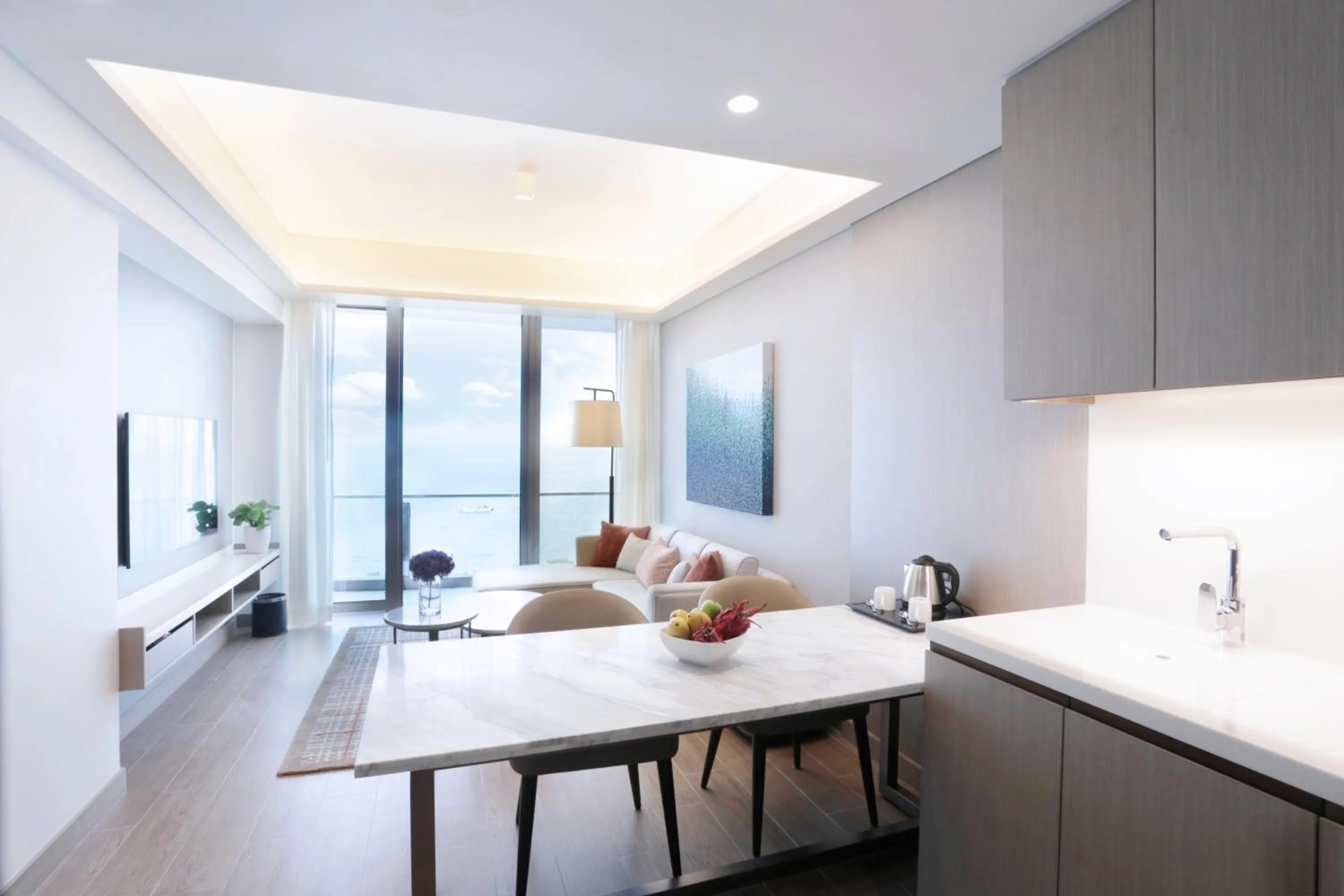 Living room in Lanson Place Mall of Asia Manila