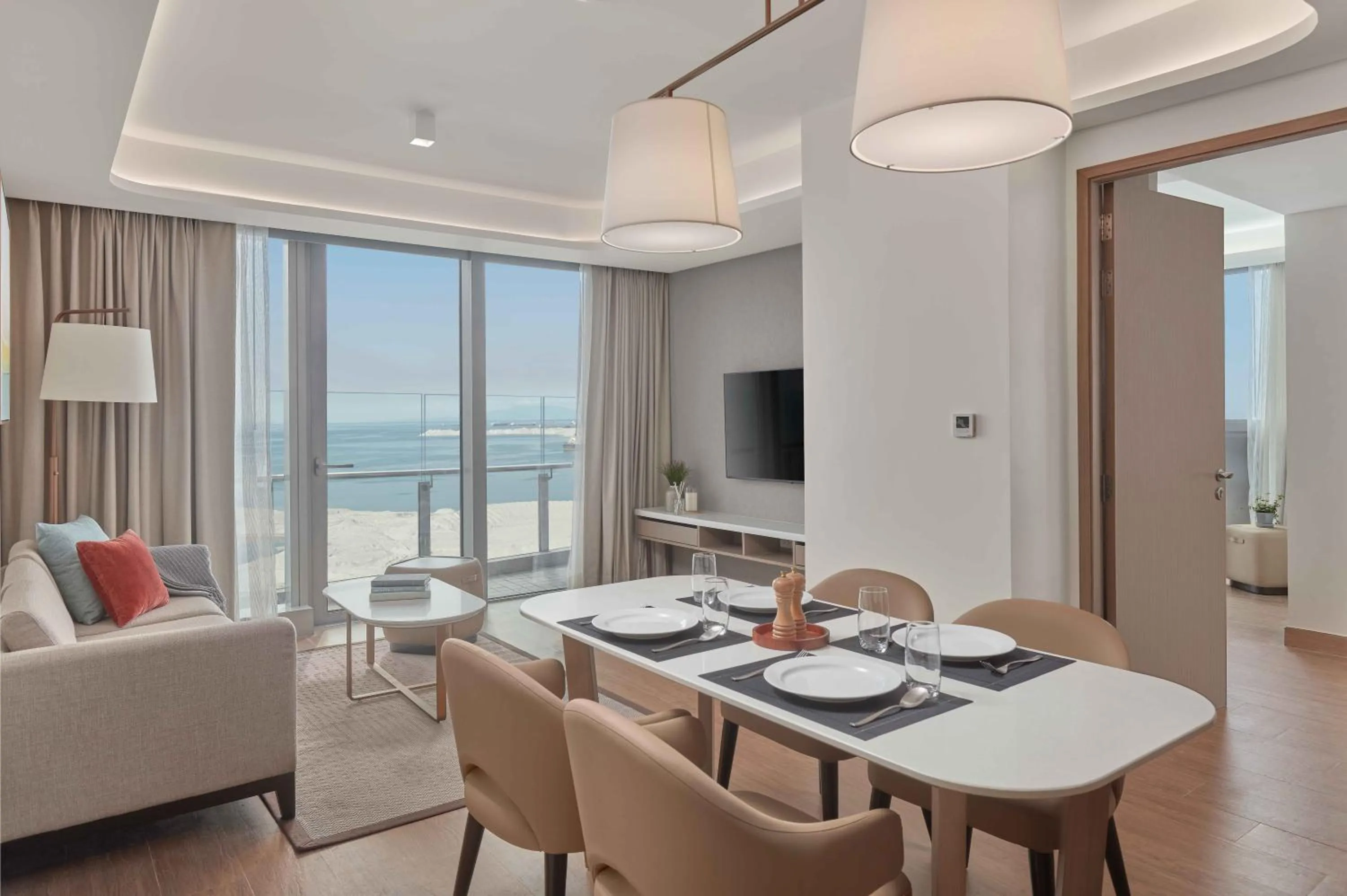 Living room in Lanson Place Mall of Asia Manila