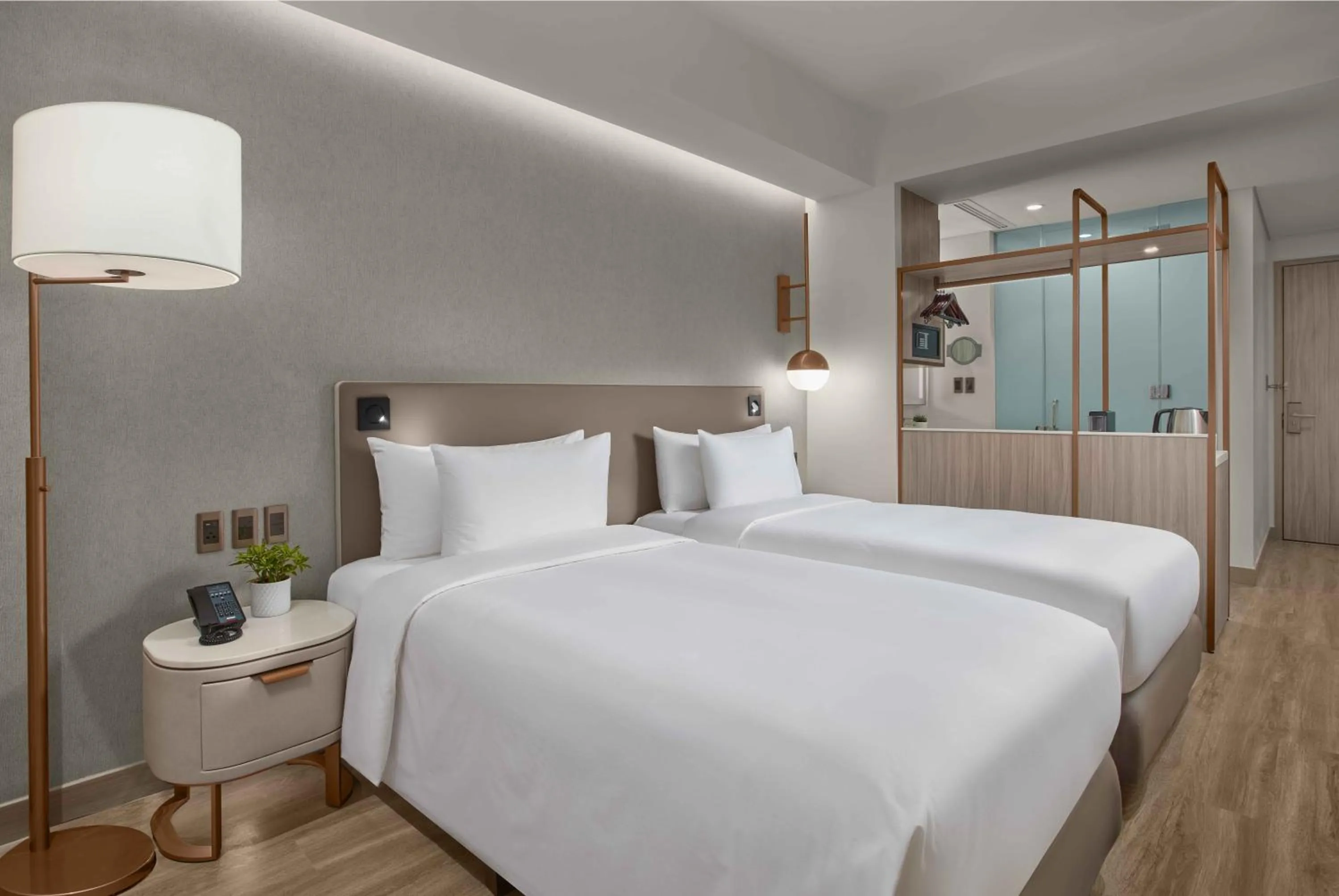 Bed in Lanson Place Mall of Asia Manila