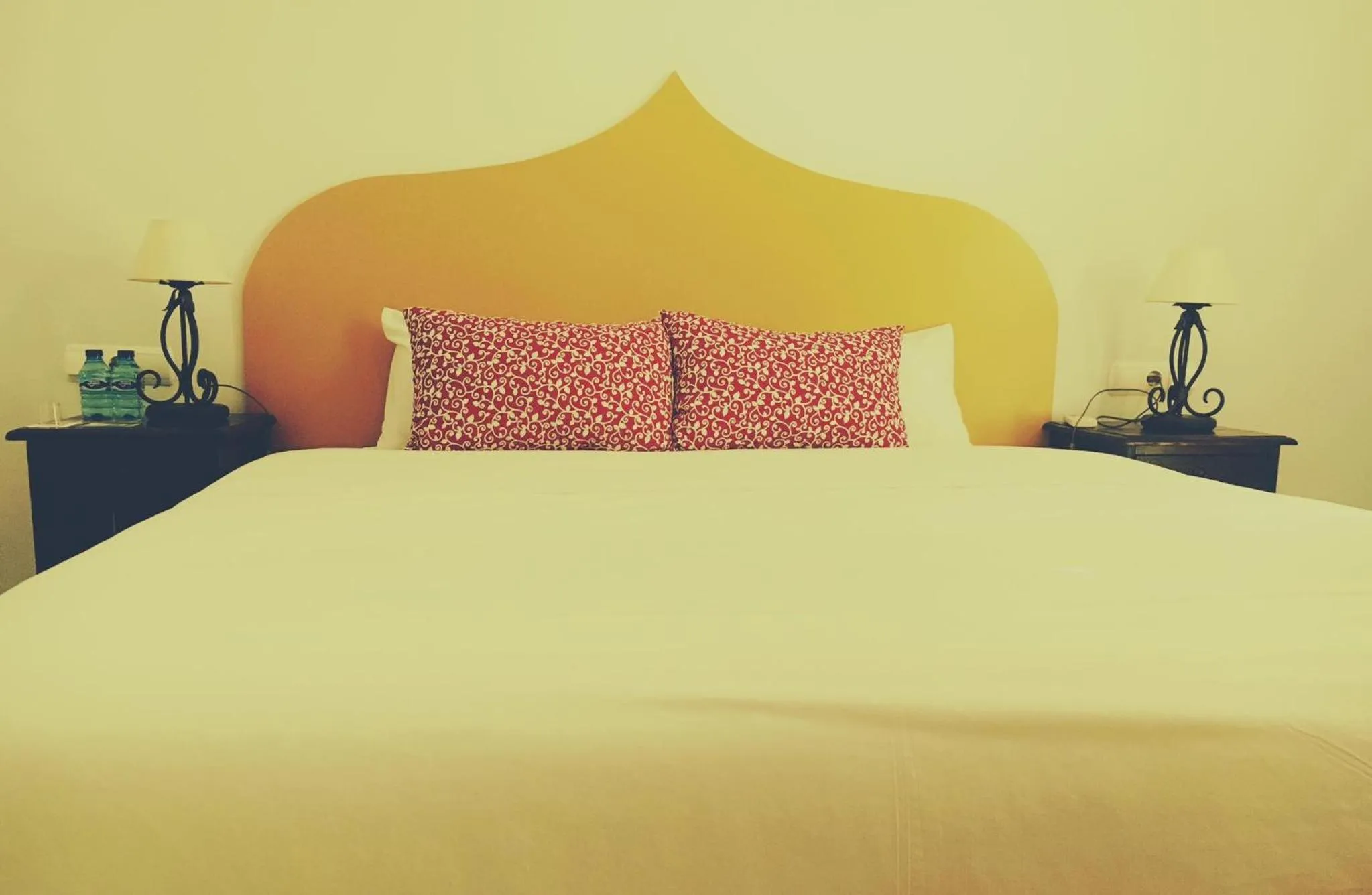 Bed in Hotel Andalou