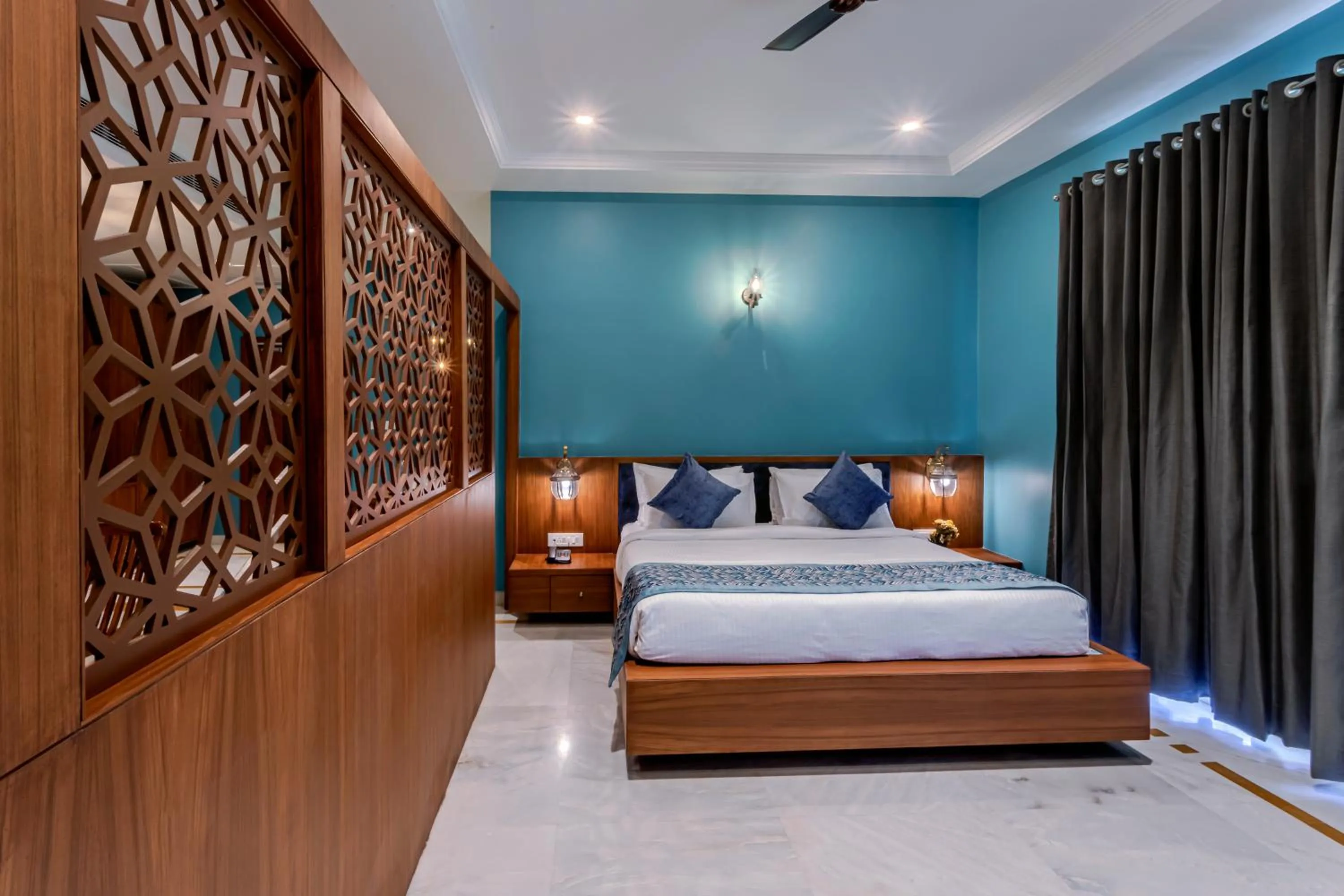 Bedroom, Bed in Rawla Sagrun kumbhalgarh