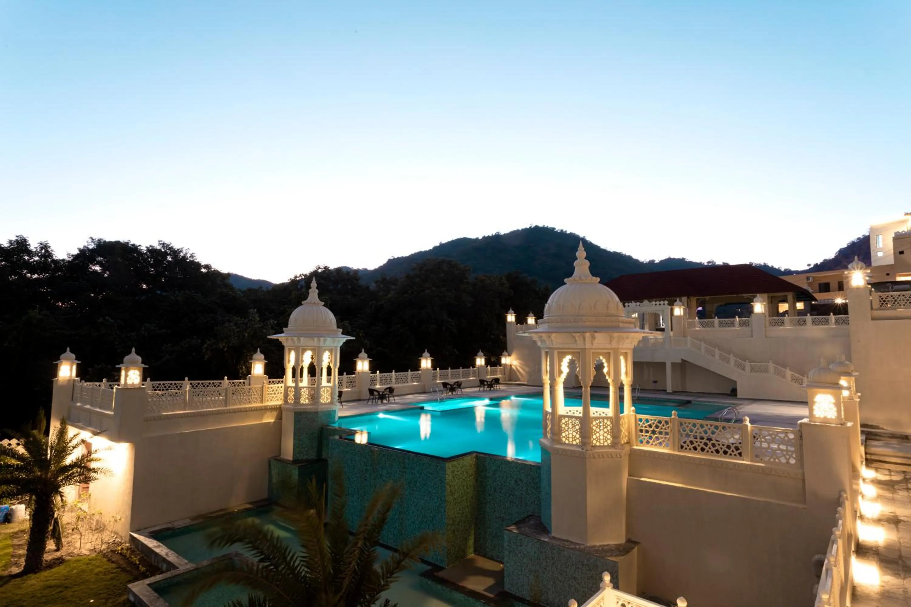 Pool view in Rawla Sagrun kumbhalgarh