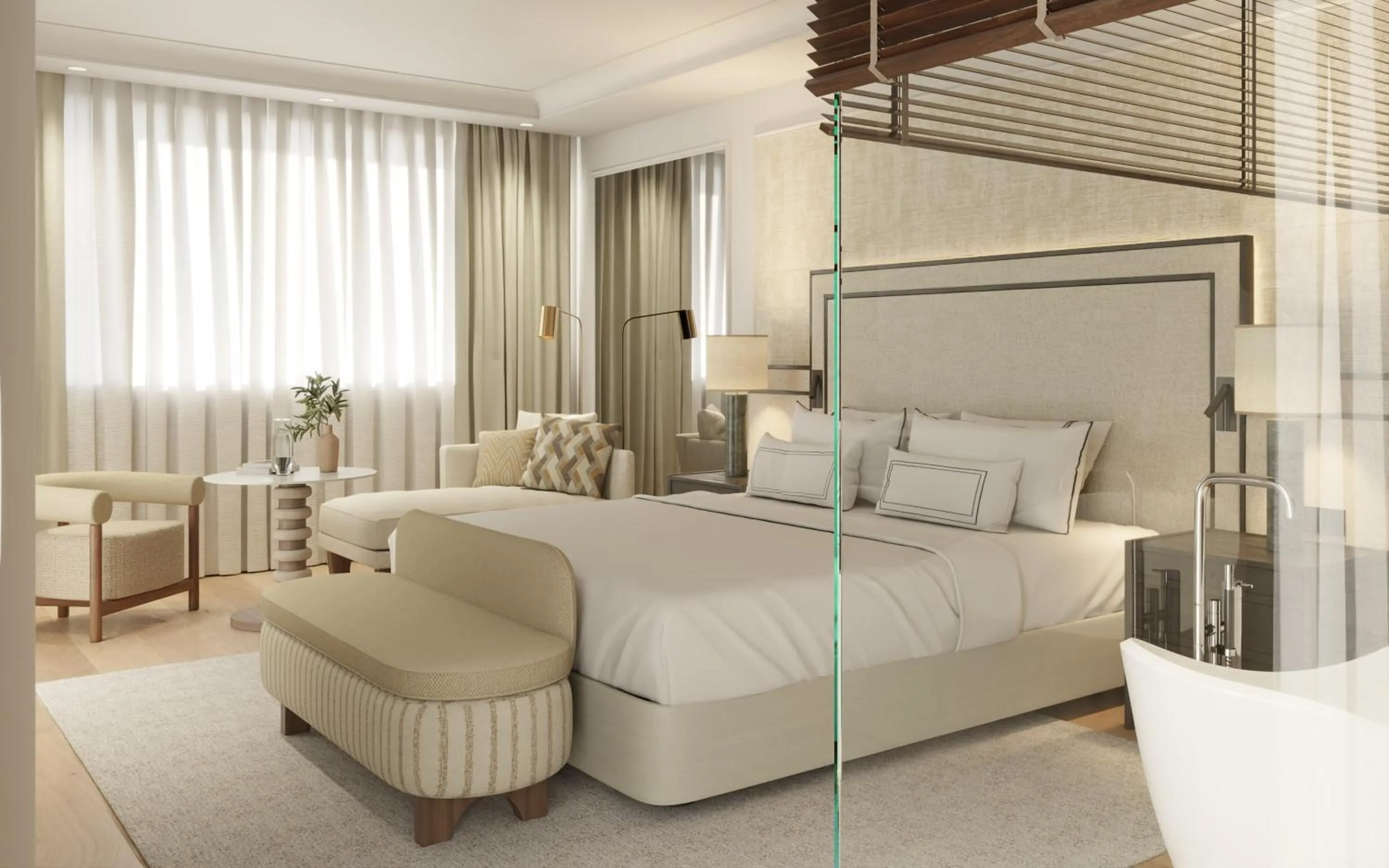 Bedroom, Bed in Hacienda del Mar member of Meliá Collection