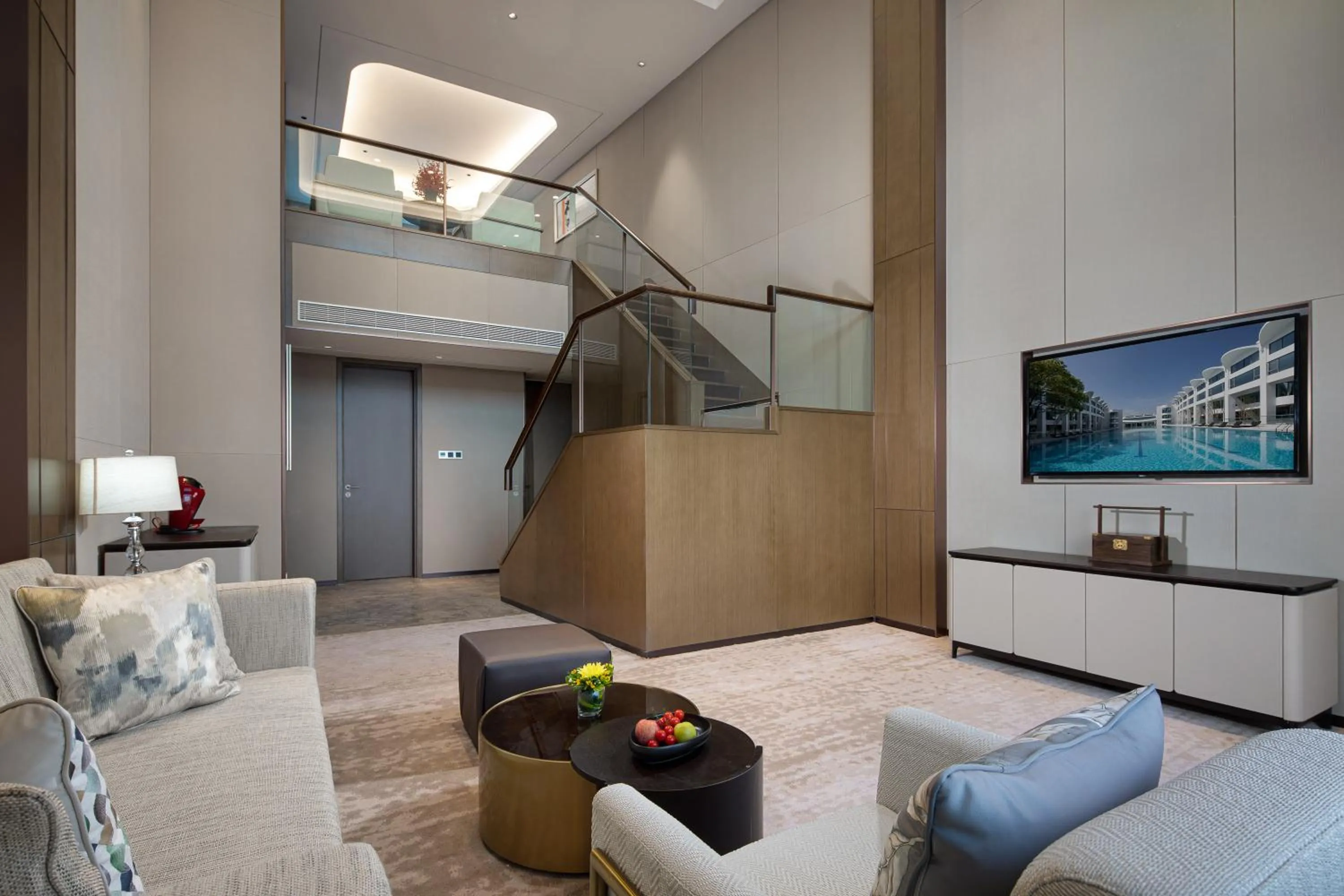 Living room in White Swan Hotel Taizhou