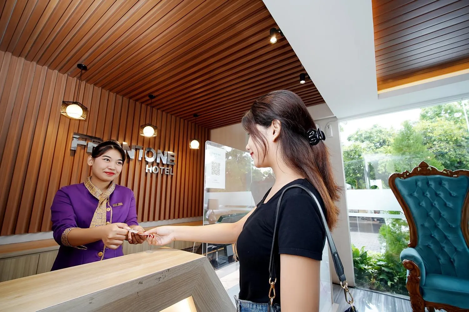 Lobby or reception in Front One Hotel Sragen