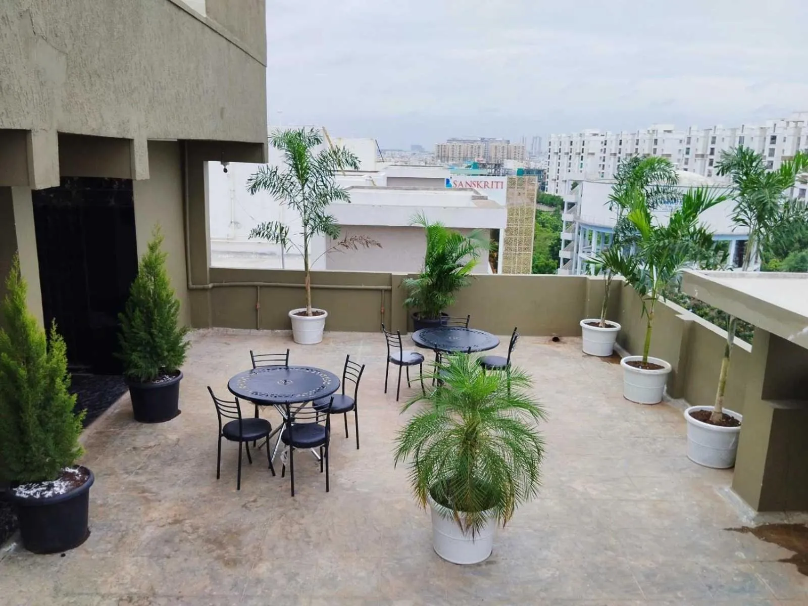 Balcony/Terrace in Collection O Rio Kondapur Near Rahavendra Colony