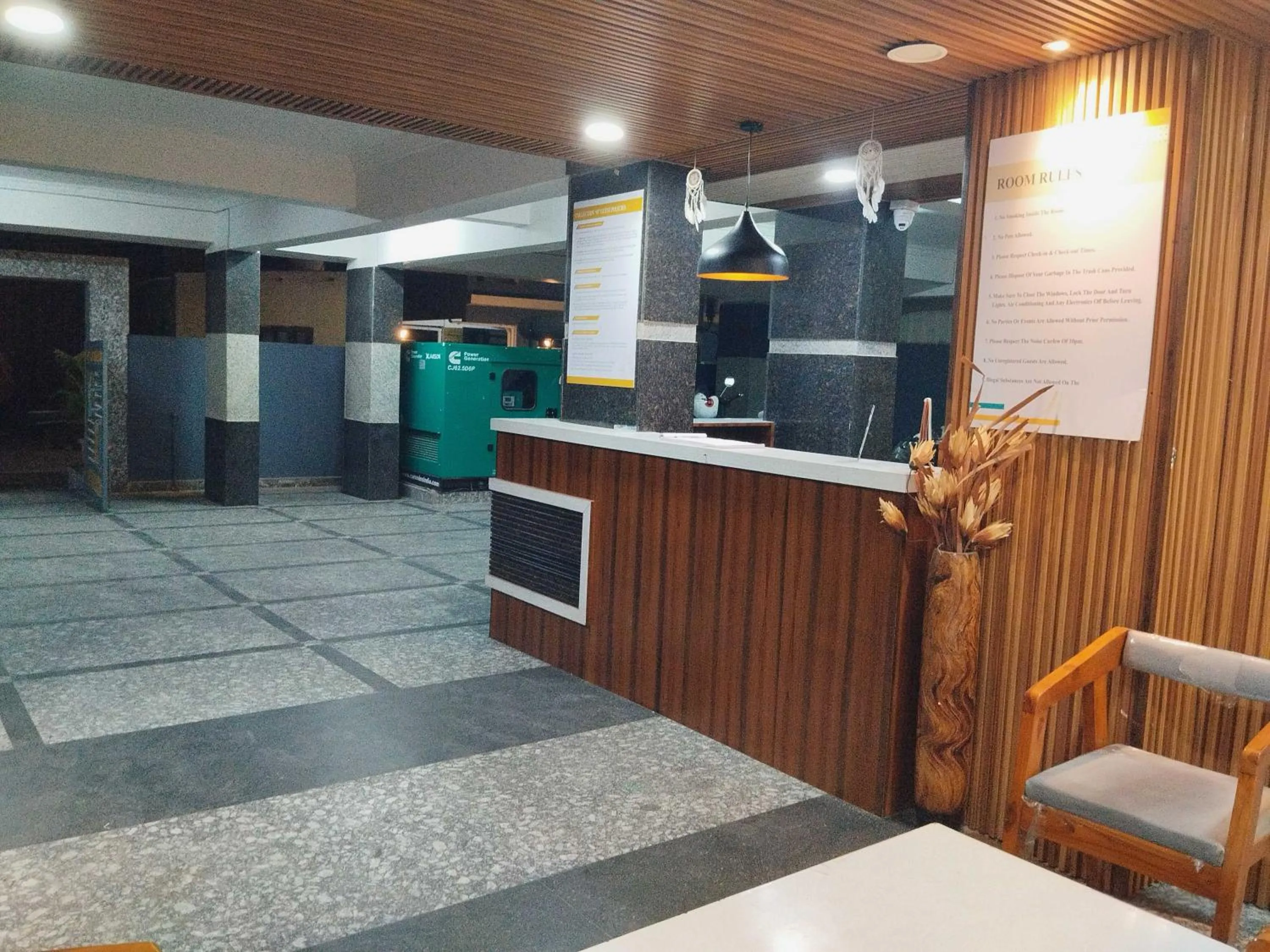 Lobby or reception in Collection O Rio Kondapur Near Rahavendra Colony