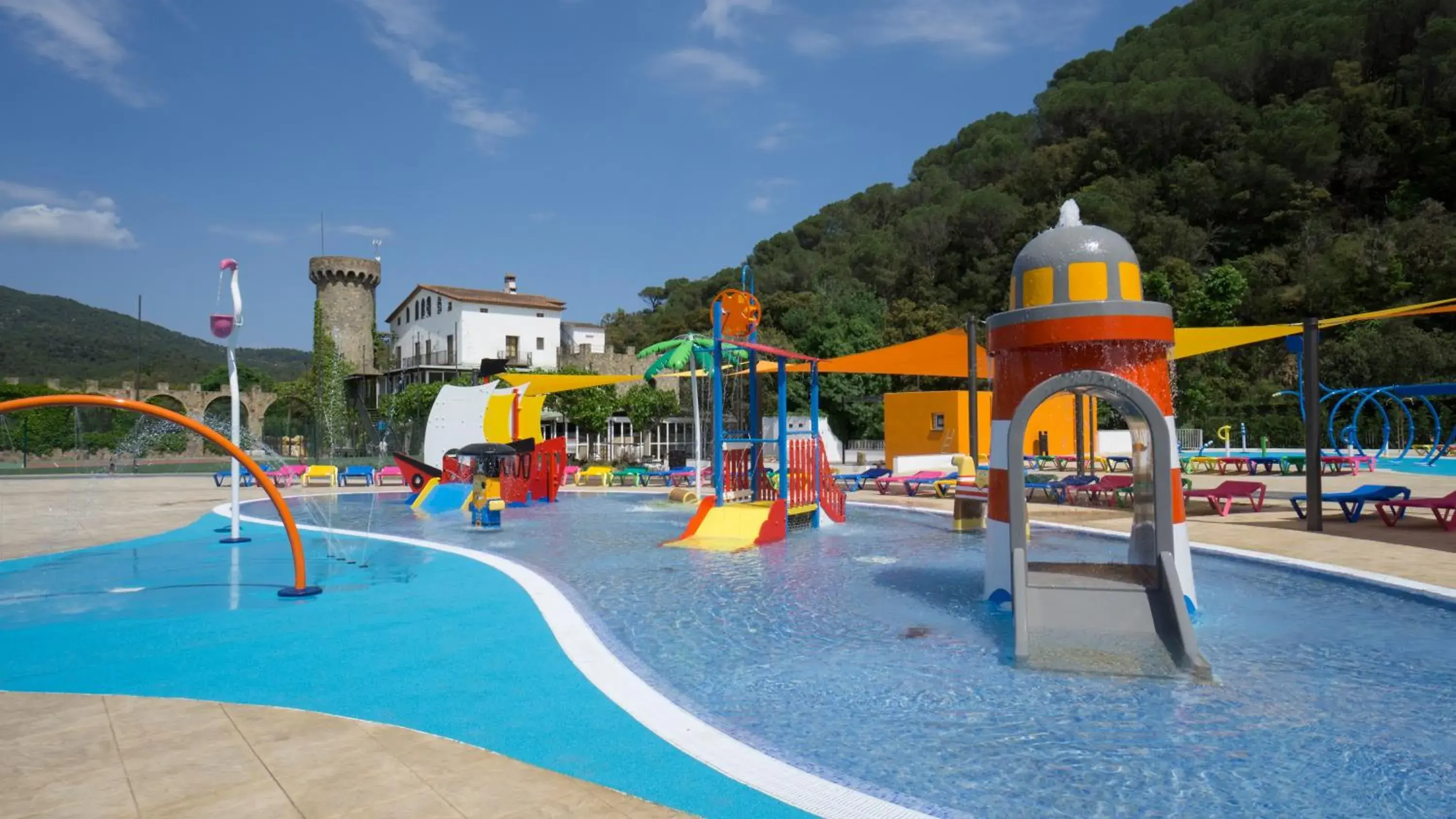 Swimming pool, Water Park in Medplaya Aparthotel Sant Eloi Swimming pool, Water Park in Medplaya Aparthotel Sant Eloi