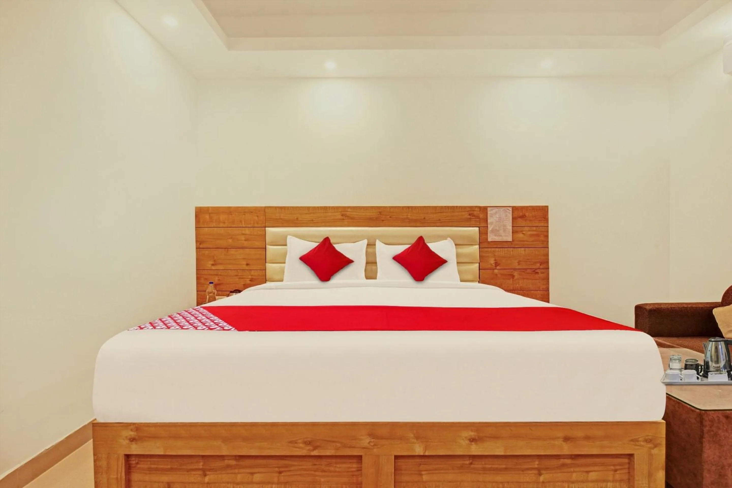 Bedroom, Bed in Hotel O Aura Hotel Rajdhani Residency