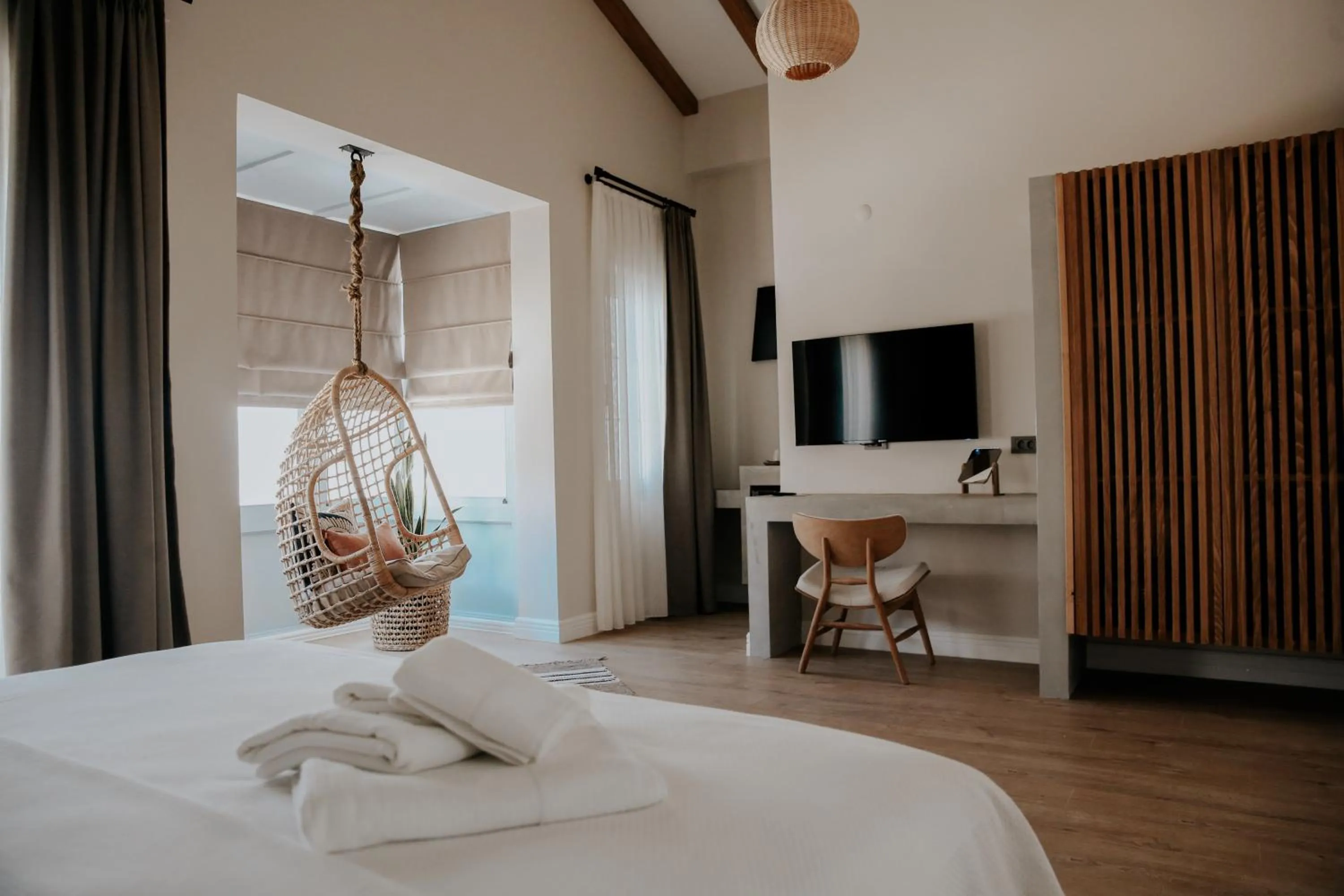 Bedroom, Bed in paye alaçatı butik otel